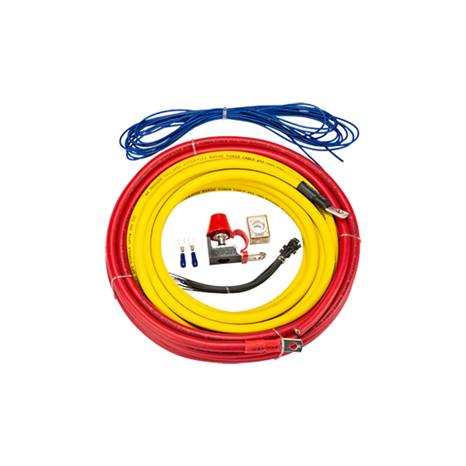Trousse de câblage pour amplificateur nautique de calibre 4 47&nbsp;kmPK4 de Kicker