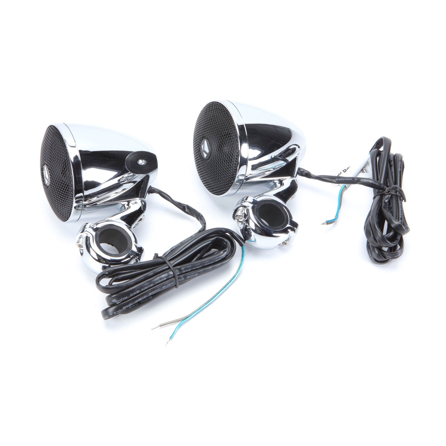 Kicker 47PSM32 3" 50W RMS Enclosed Mountable Speaker Pods - Chrome