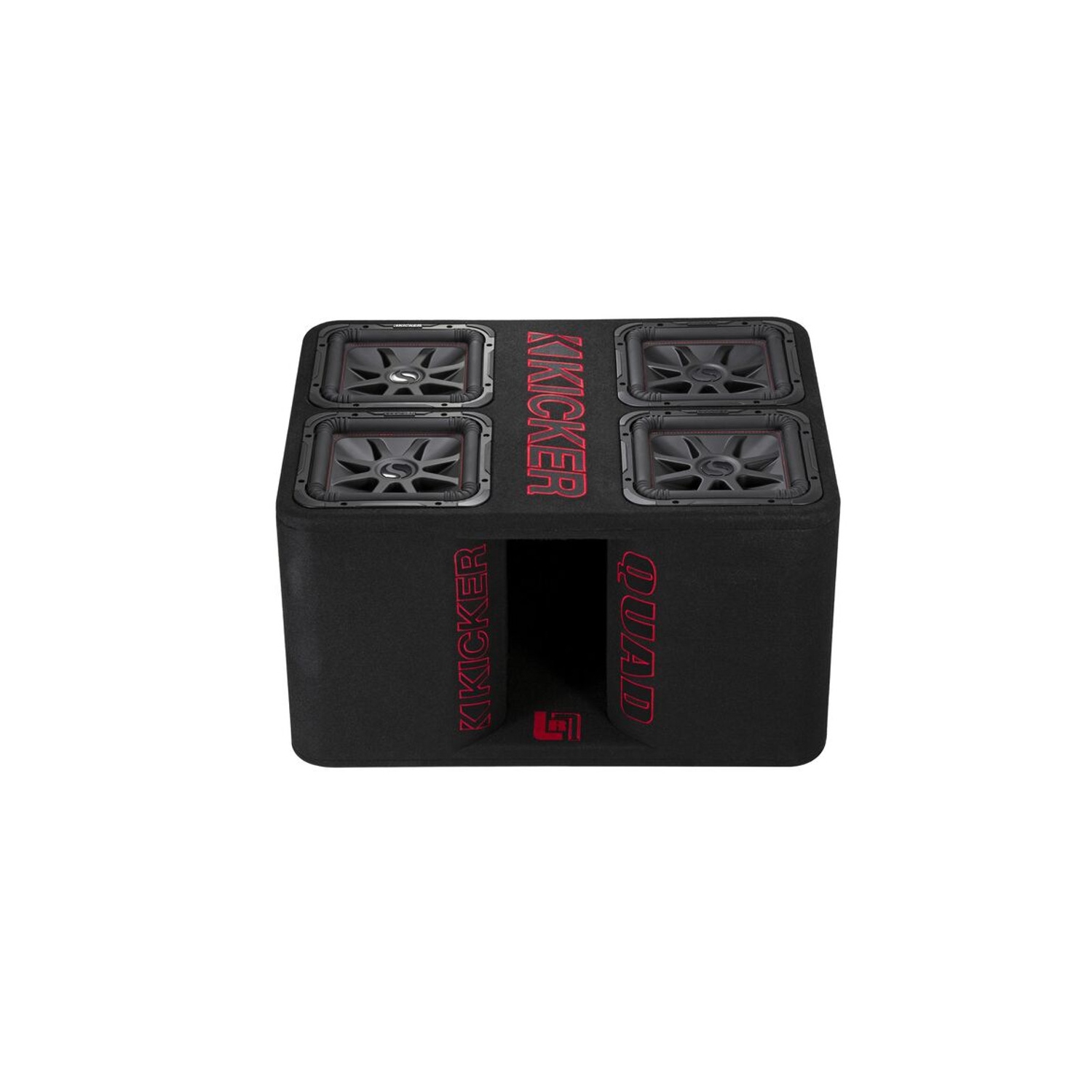 Kicker 47QL7R122 12" Quad L7R 2-ohm Subwoofer Enclosure