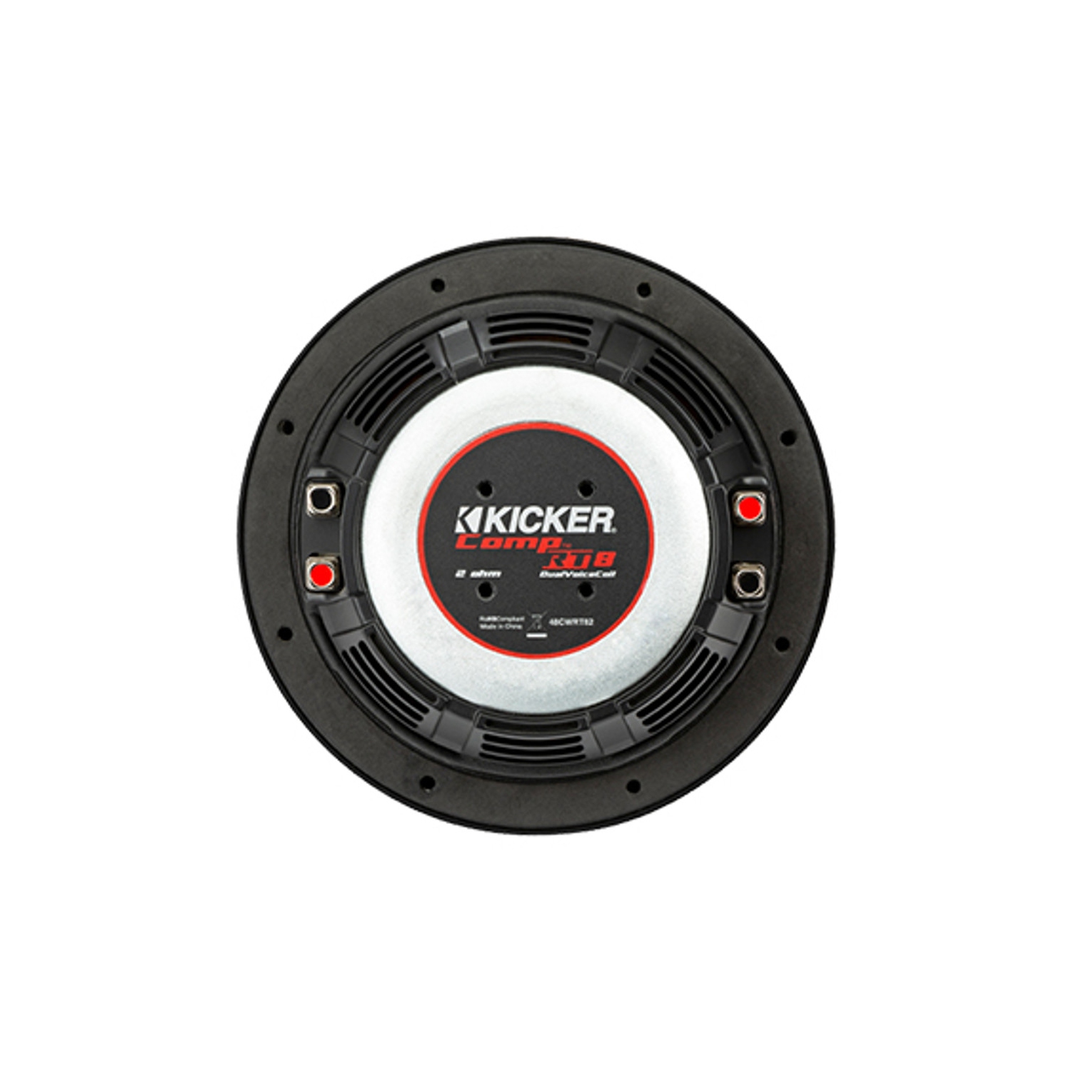 Haut-parleur d'extrêmes graves 300&nbsp;W 48CWRT82 de 8&nbsp;po de Kicker avec RMS - Deux 2&nbsp;Ohm