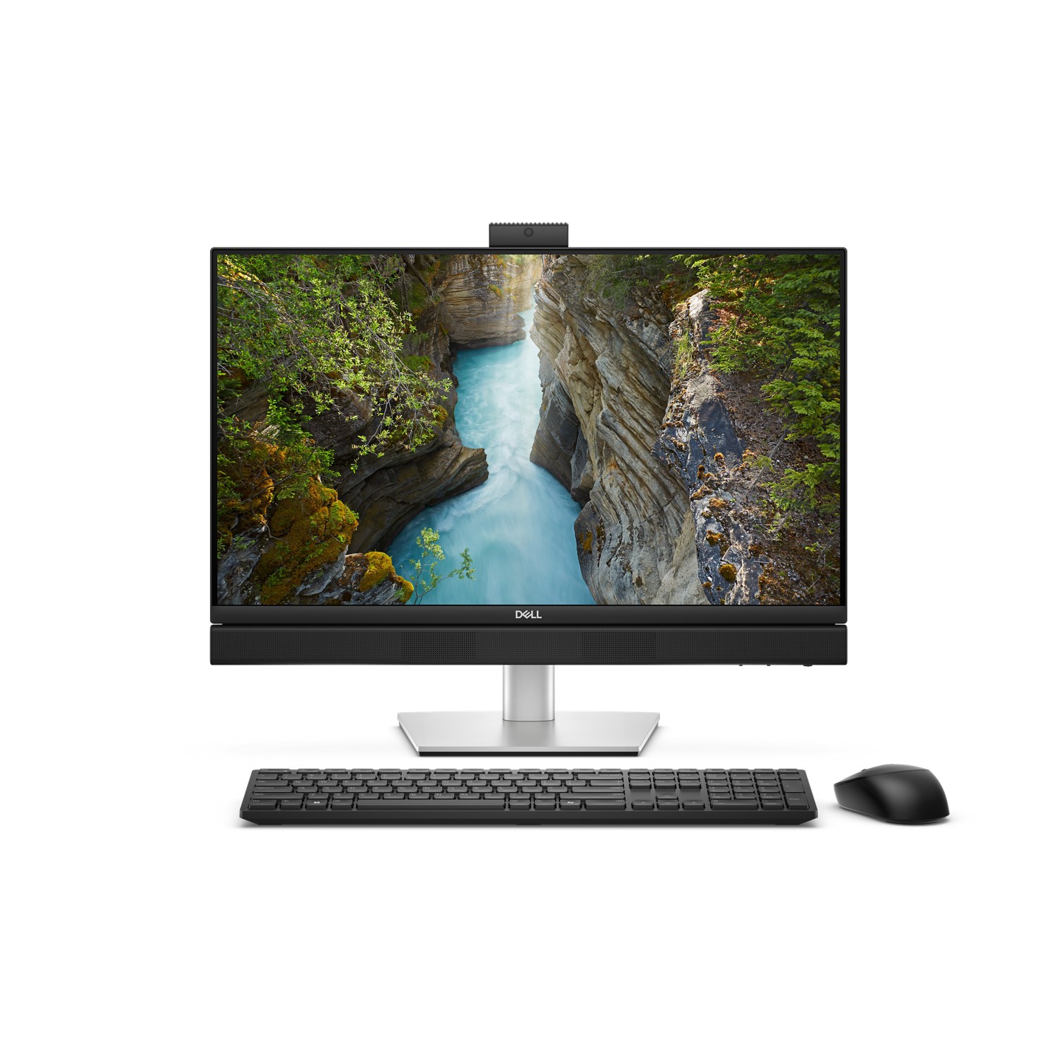 Dell Pro Qb24250 23.8" All-In-One PC with Intel® Core™ Ultra 5-245 Processor, 512GB SSD, 16 GB RAM, Intel® Graphics, Windows 11 Pro - Platinum Silver