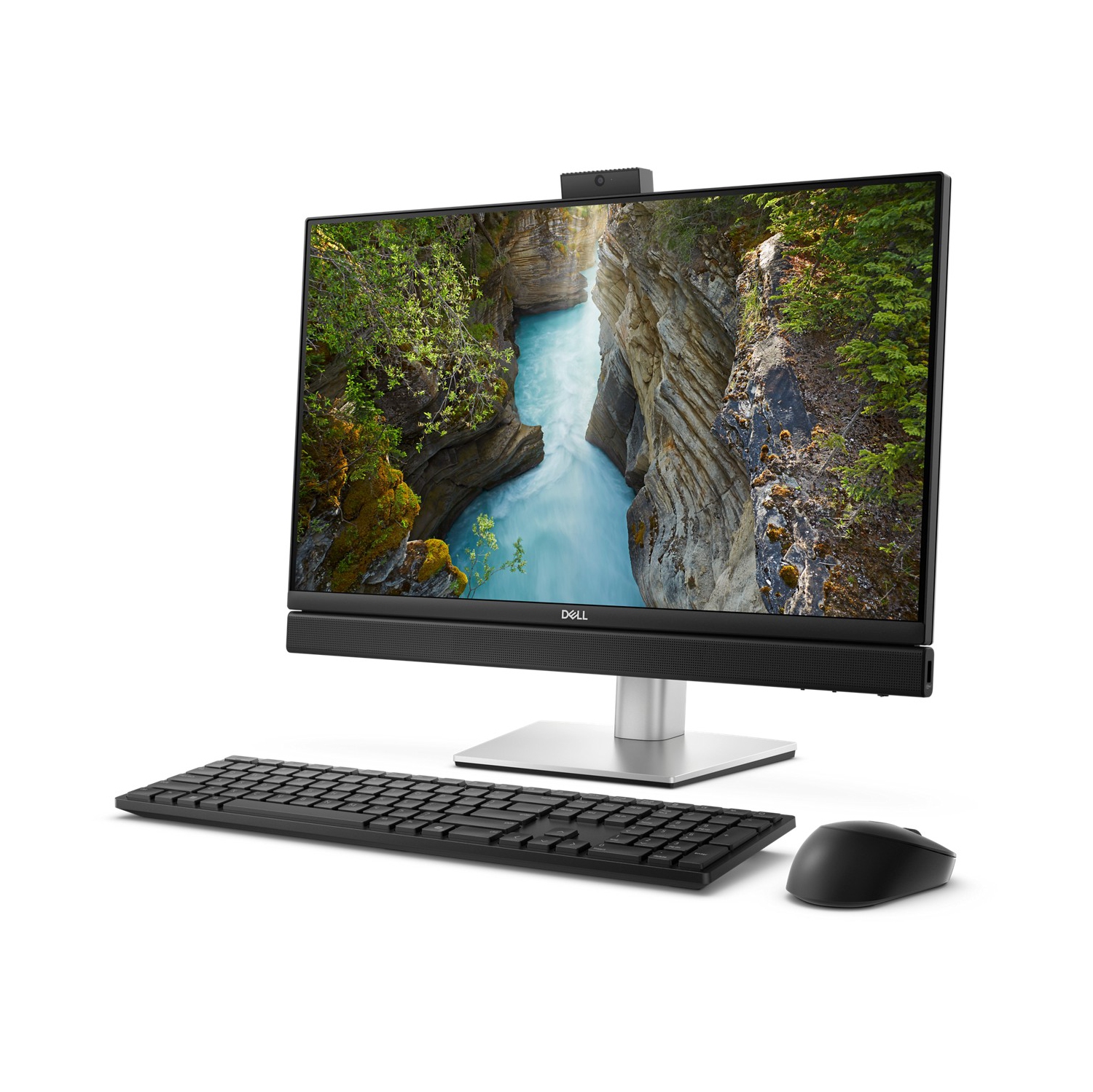 Dell Pro Qb24250 23.8" All-In-One PC with Intel® Core™ Ultra 7-265 Processor, 512GB SSD, 16 GB RAM, Intel® Graphics, Windows 11 Pro - Platinum Silver