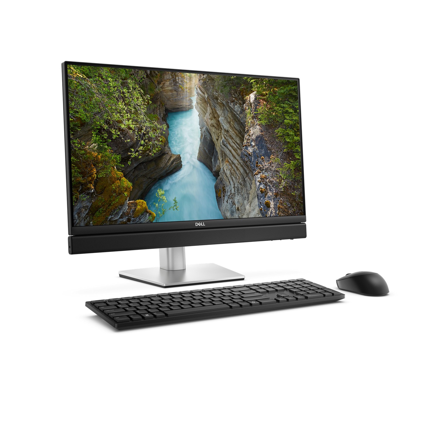 Dell Pro Qb24250 23.8" All-In-One PC with Intel® Core™ Ultra 7-265 Processor, 512GB SSD, 16 GB RAM, Intel® Graphics, Windows 11 Pro - Platinum Silver