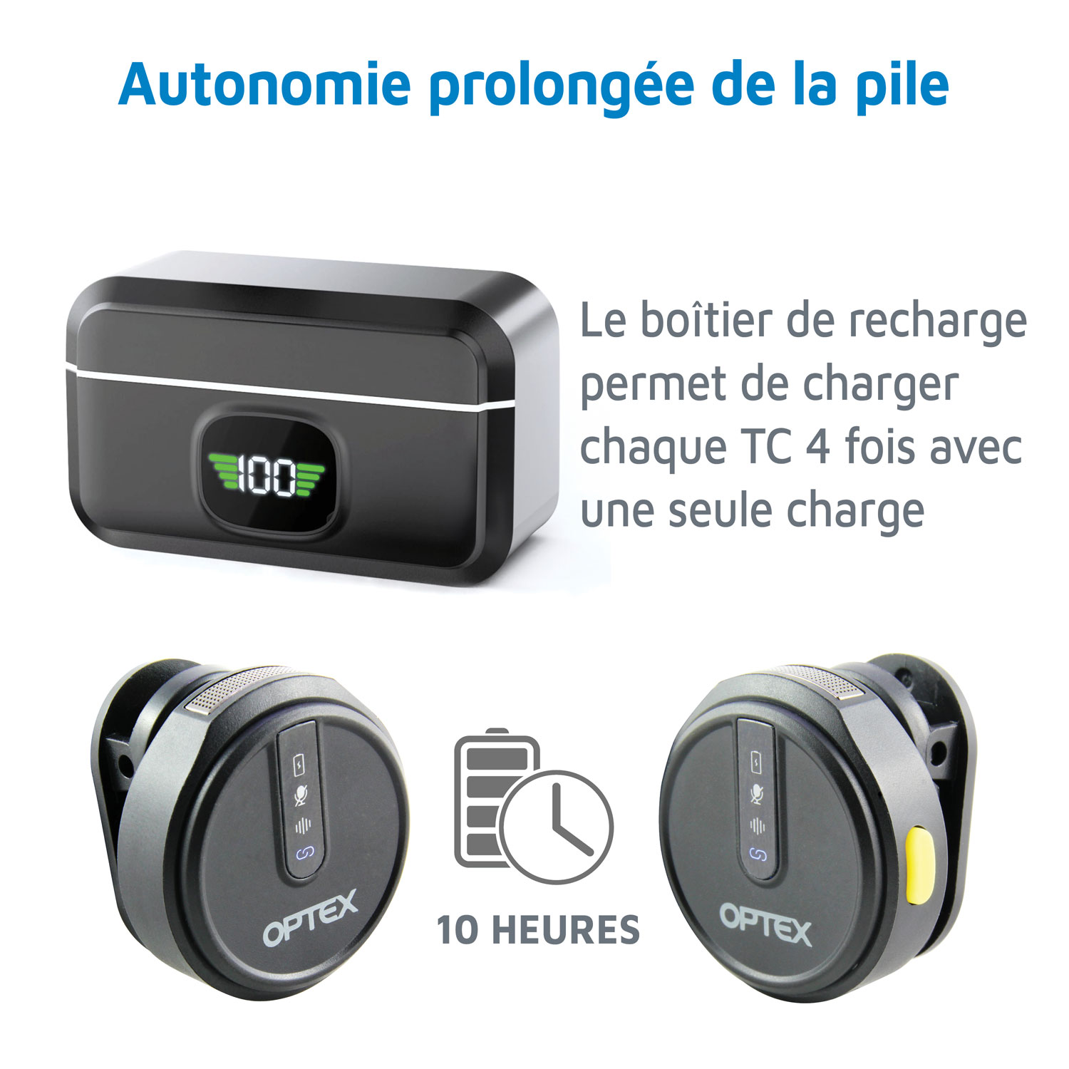 Micro-cravate sans fil avec audio haute fidélité d'Optex - Exclusivité de Best Buy