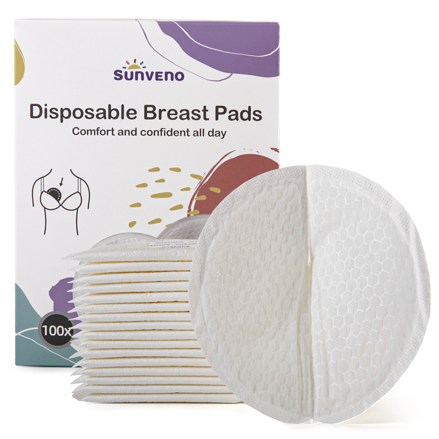 Ultra-Thin Disposable Nursing Pads - 100pcs