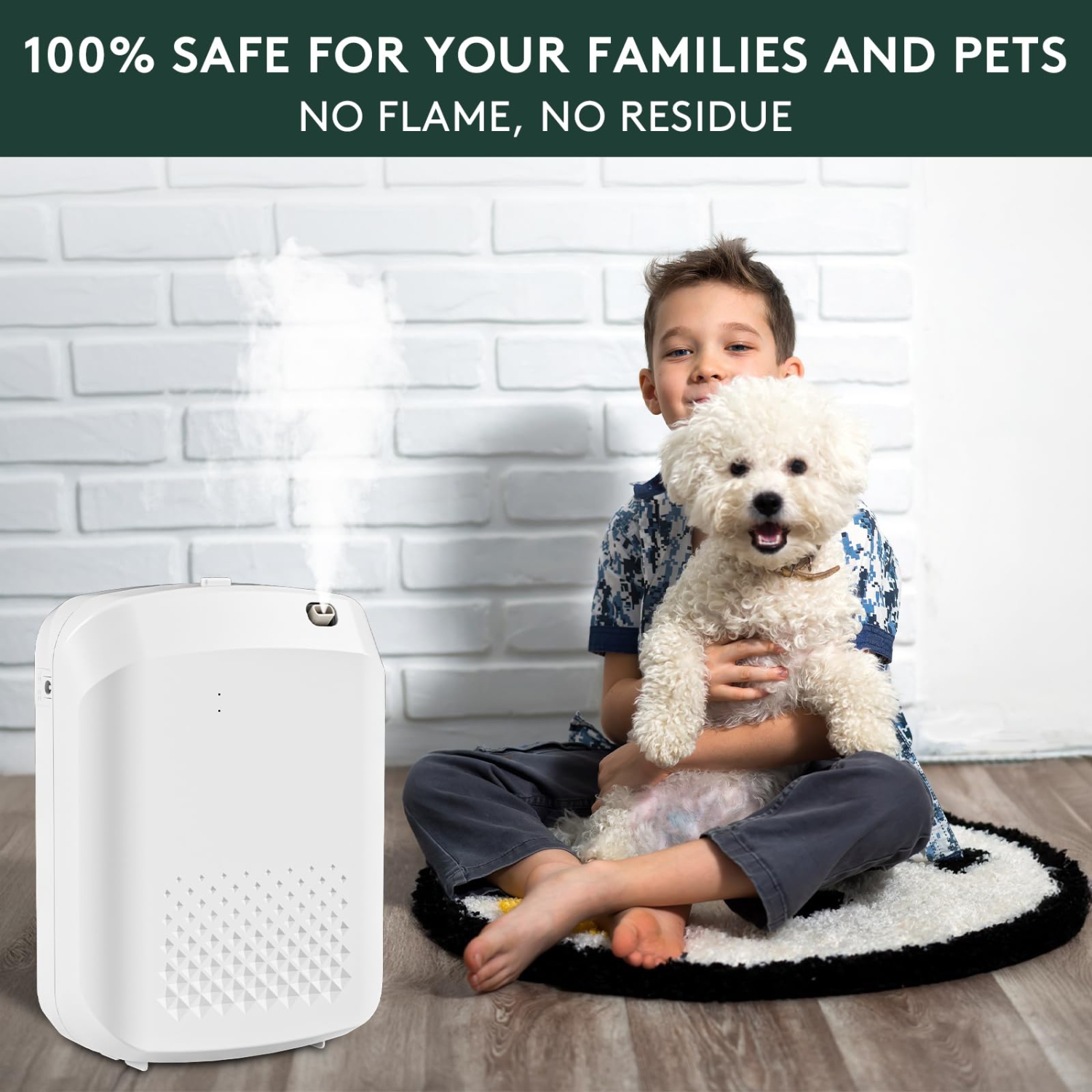 Home Diffuseur d'aromathérapie intelligent Bluetooth, mini diffuseur d'aromathérapie portatif, adapté à la maison, à l'hôtel, au bureau