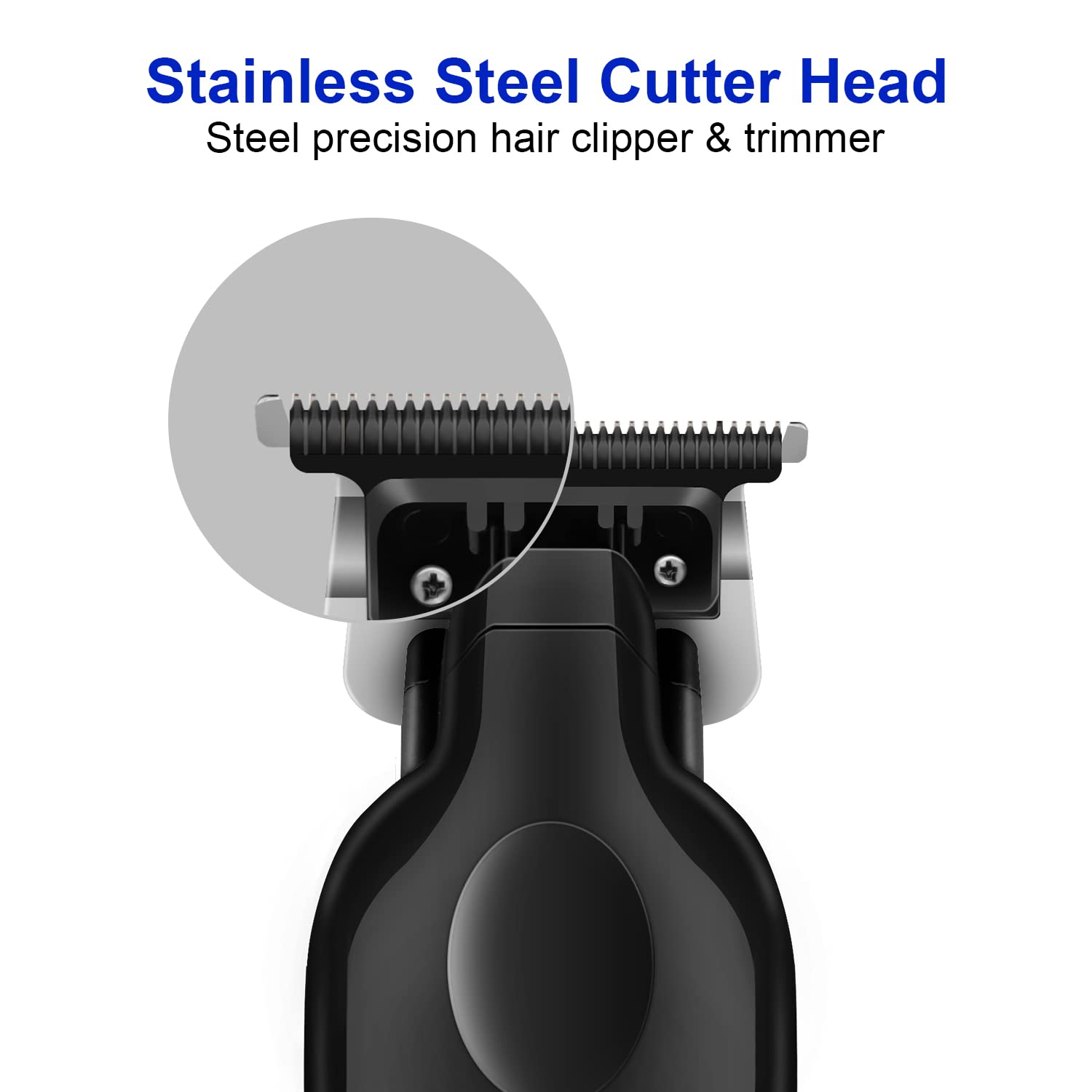 Men's Hair Clipper, Portable Beard Trimmer, USB Charging Cordless Hair Trimmer for Travel and Home Use