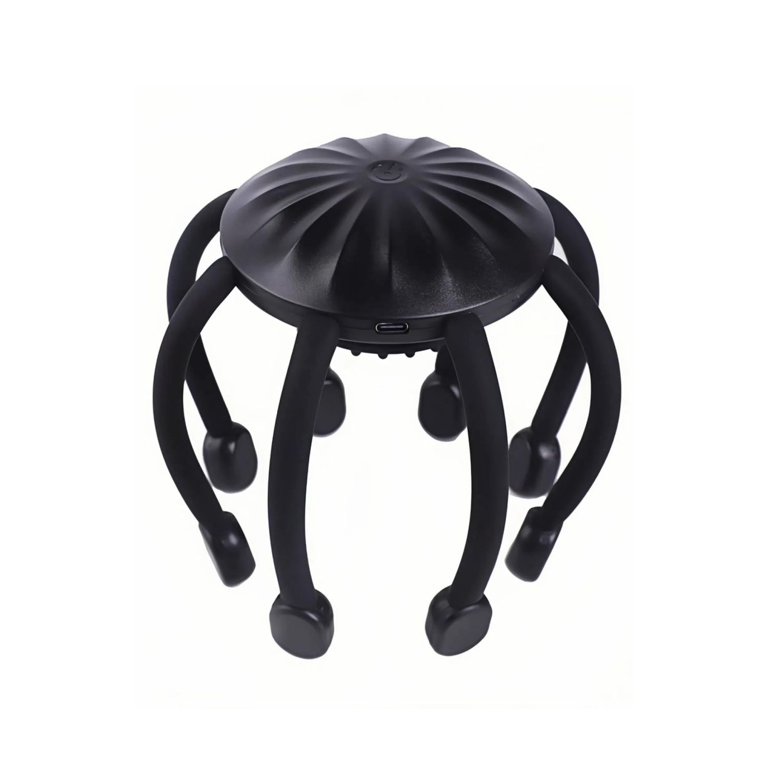 Electric Scalp Massager with 8 Nodes, 4 Modes, Portable Rechargeable Head Massager for Stress Relief, Headache Relief, and Sleep Aid