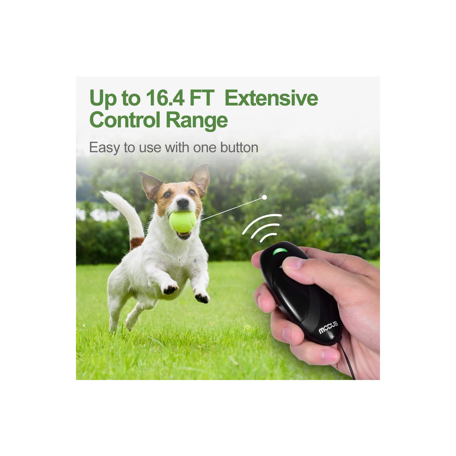 Handheld Ultrasonic Dog Trainer, Bark Stopper, Safe Ultrasonic, Ultrasonic, Dog Bark Stopper, No Need to Yell - Suitable for Indoor and Outdoor Use -