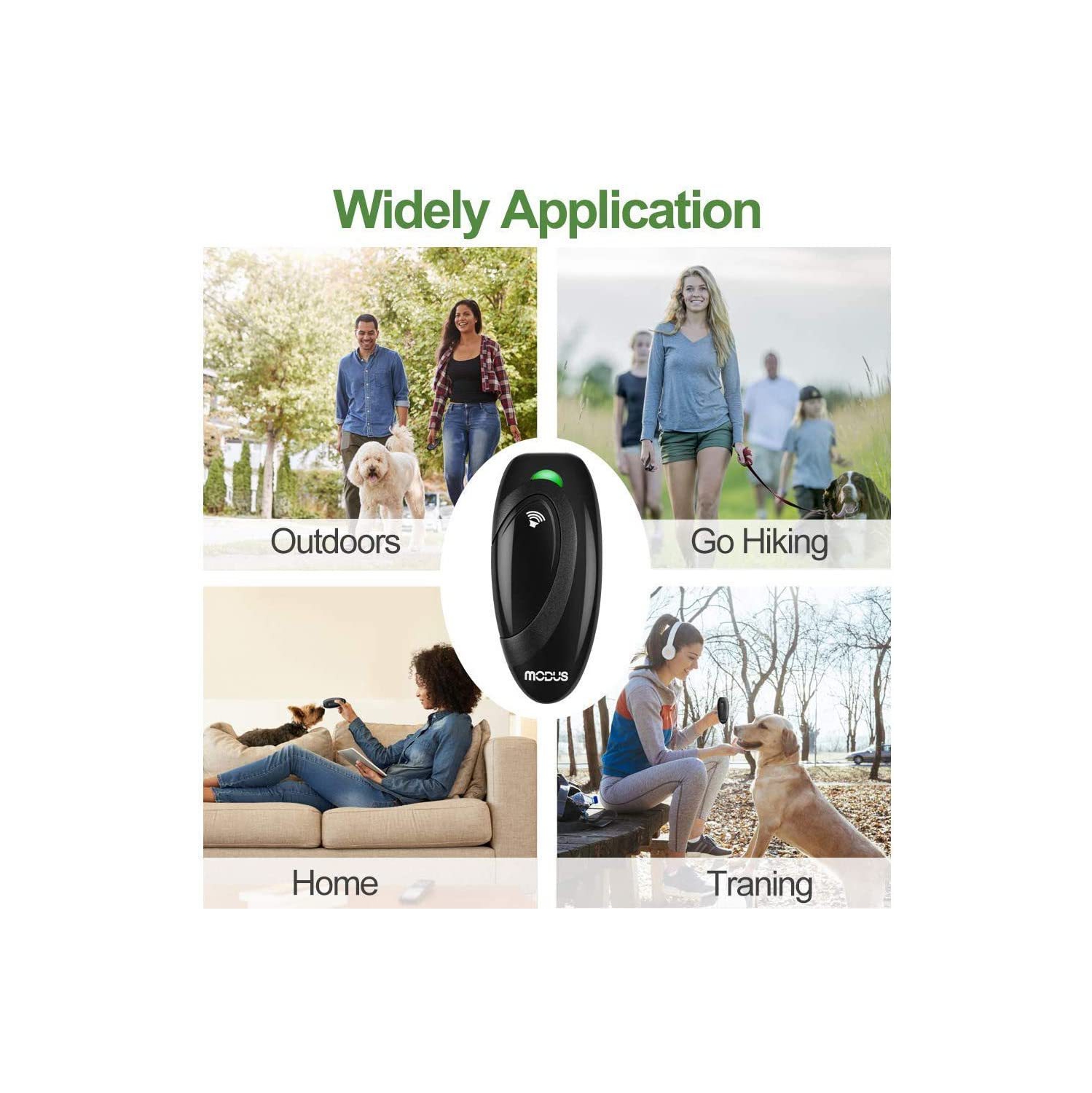 Handheld Ultrasonic Dog Trainer, Bark Stopper, Safe Ultrasonic, Ultrasonic, Dog Bark Stopper, No Need to Yell - Suitable for Indoor and Outdoor Use -