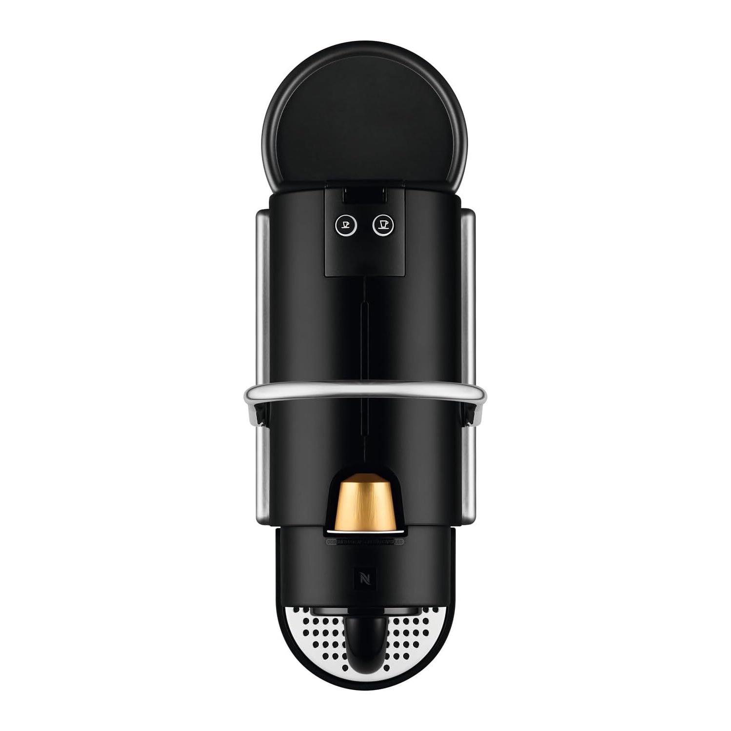 De'Longhi Nespresso Pixie EN127.S, Fully Automatic Coffee Machine, One-Button Coffee Machine