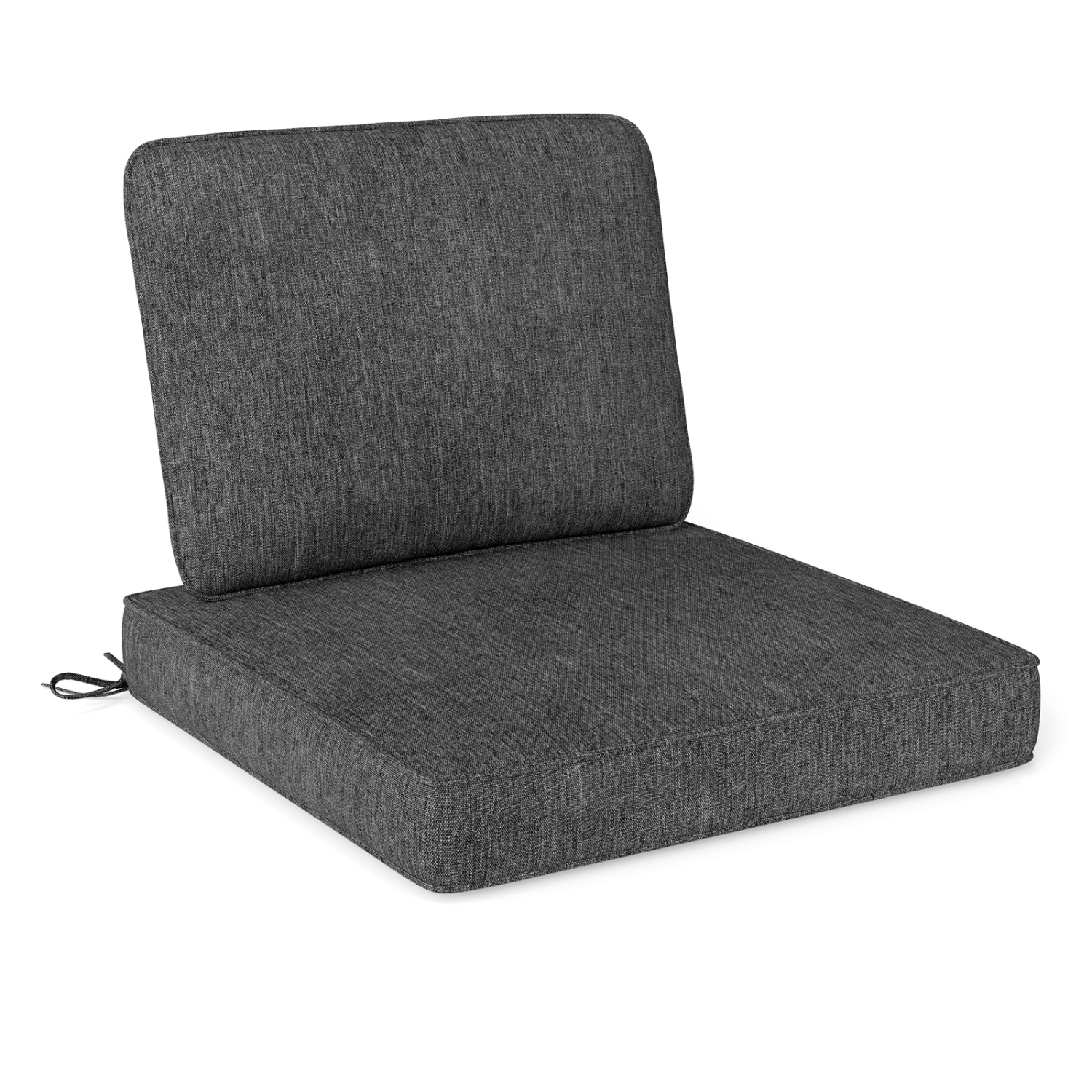 Ensemble de 4 coussins amovibles pour chaises de patio et bancs d'extérieur