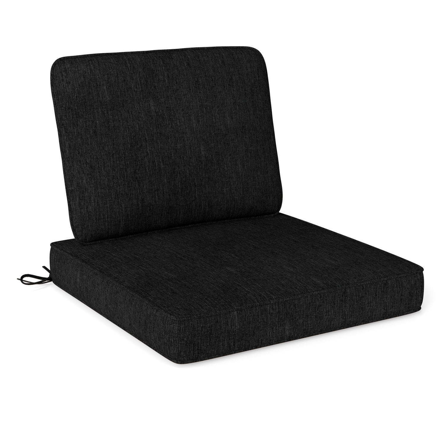 Ensemble de 4 coussins amovibles pour chaises de patio et bancs d'extérieur