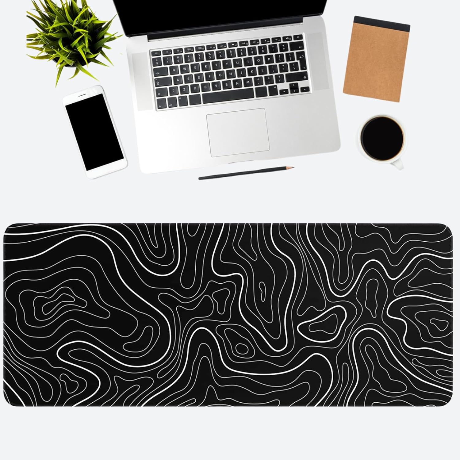 Gaming Mouse Pad, Large Mouse Pad 90 X 40CM(35.43X15.74Inches) Mousepad Big Desk Mat with Non-Slip Rubber Base Keyboard Pad for Gaming and