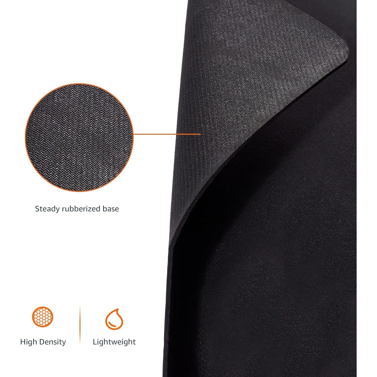 Amazon Basics Large Extended Gaming Computer Mouse Pad - Black