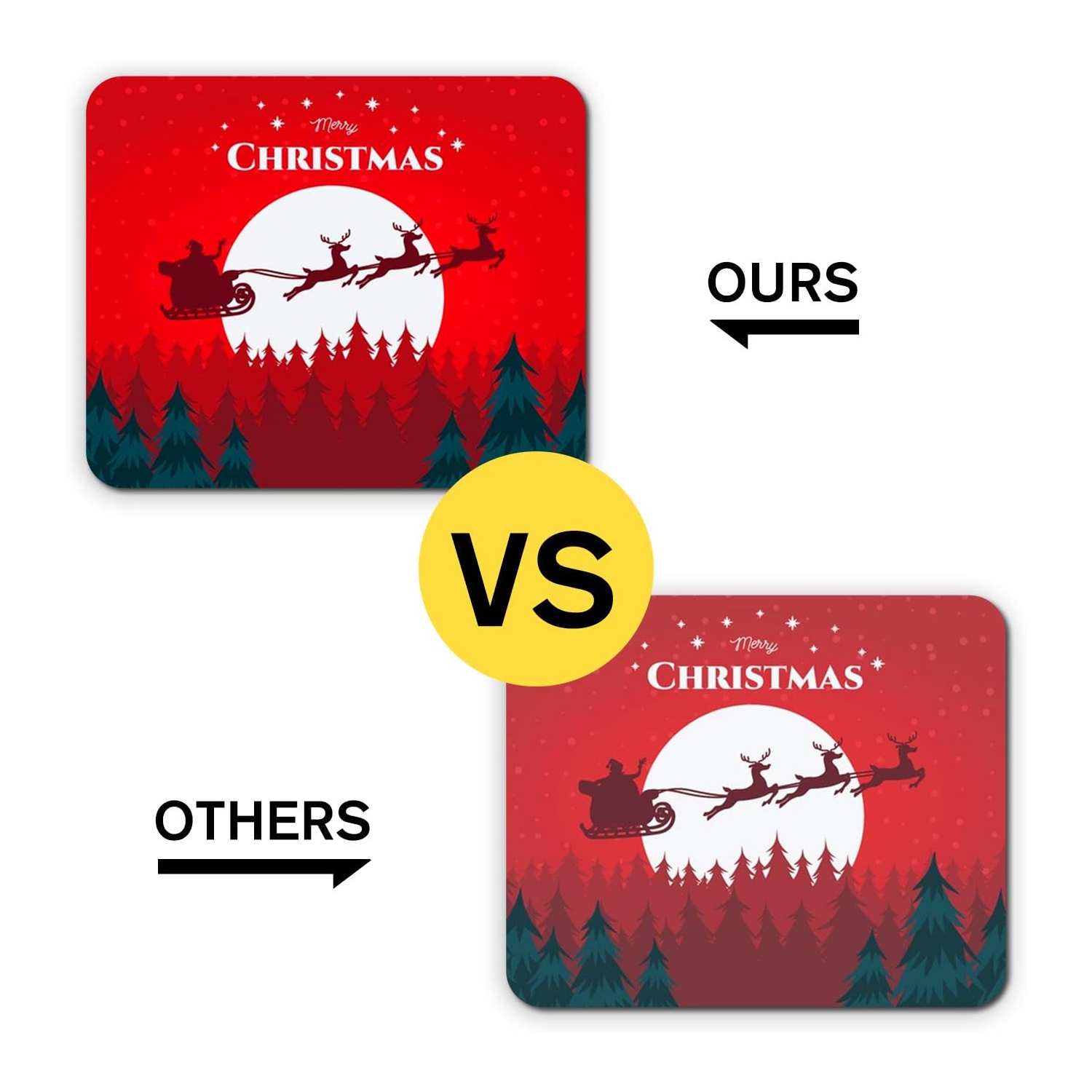 A Sublimation Mouse Pad Blank Rectangular Blanks 12 pcs for Sublimation Transfer Heat Press Printing Crafts 24x20x0.2cm White