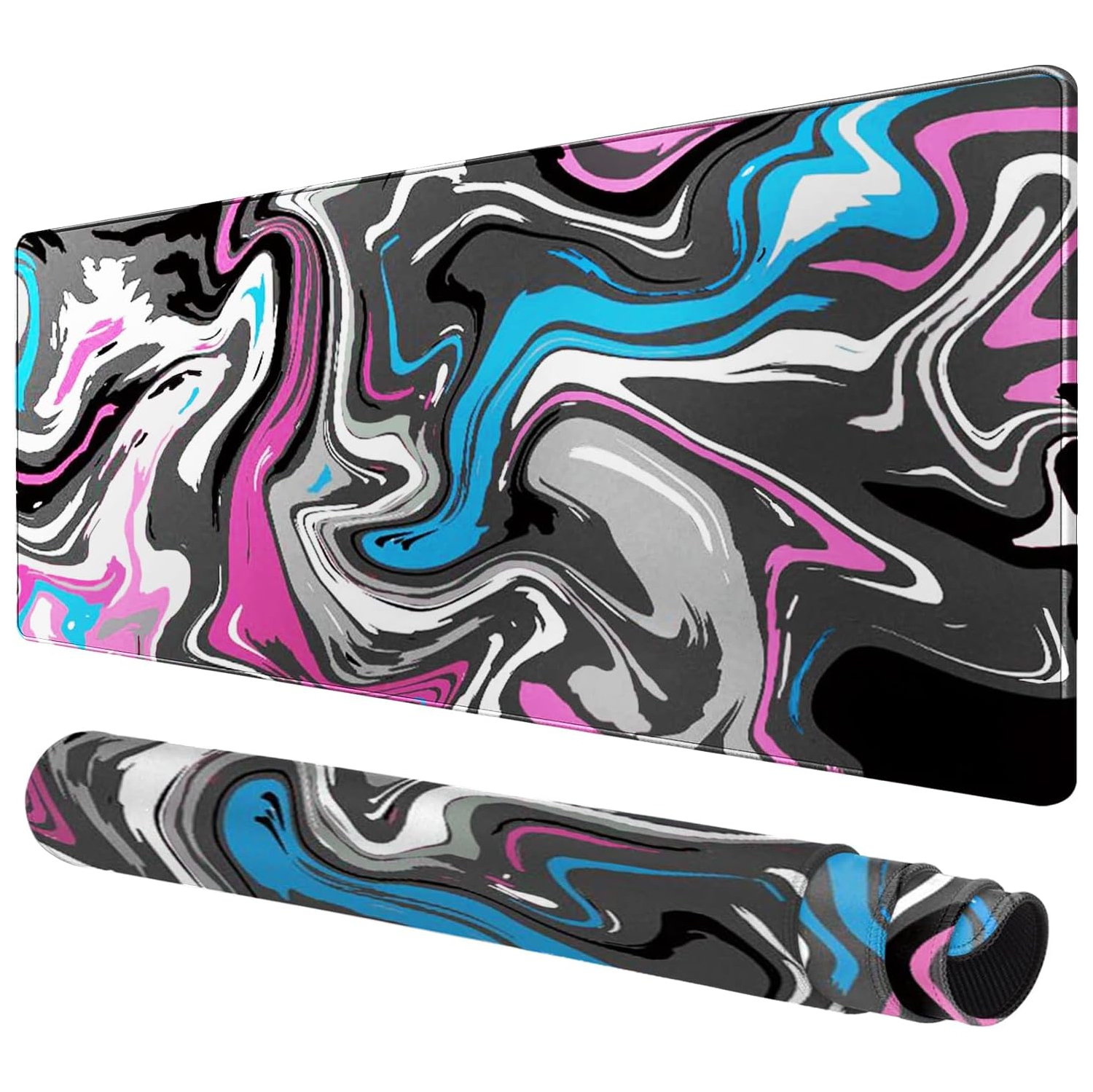 Large Mouse Pad for Desk - 80 x 40 cm Gaming Mouse Pad with Stitched Edges, Anti-Slip Base, Desk Mat for Keyboard and Mouse