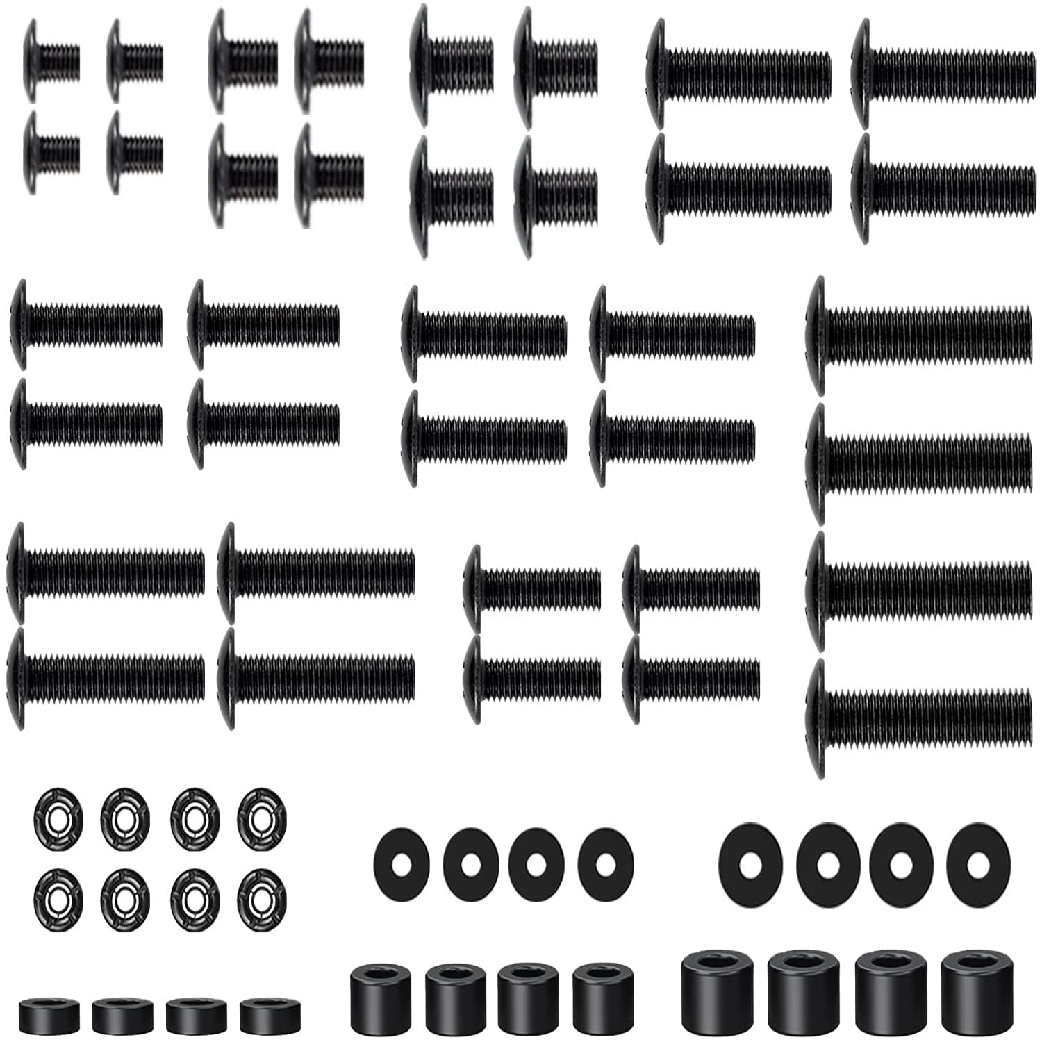 Mounting Dream TV Mounting Hardware TV Mount Screws Kit Comes with M4, M5, M6, M8 Screws