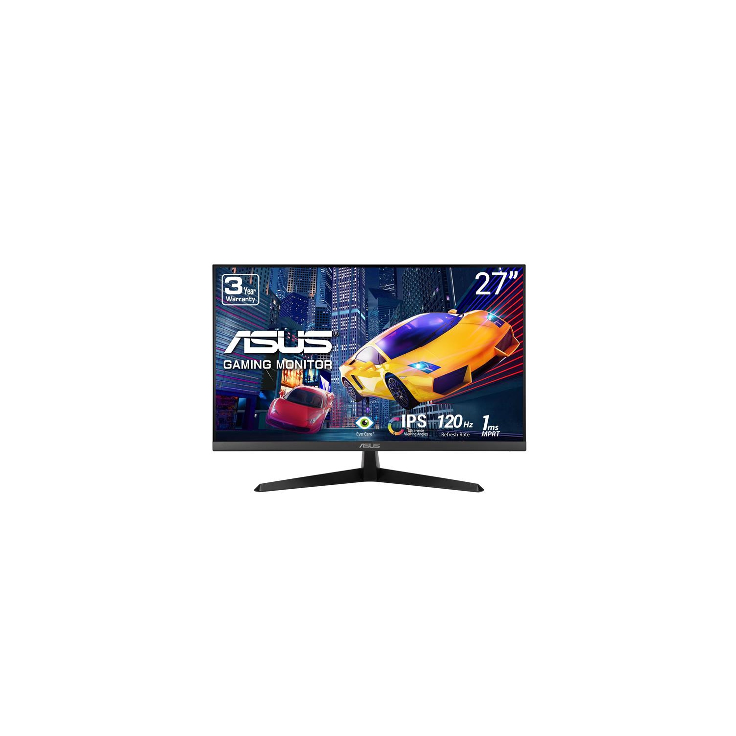 ASUS 27in Gaming FHD 1920x1080 IPS 120Hz(OC) 1ms Adaptive Sync 1x HDMI 1.4 1x VGA Monitor