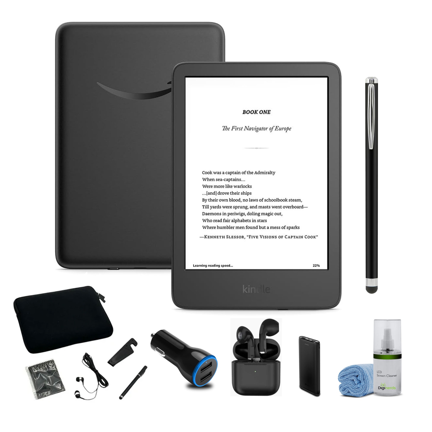 Kindle - 2024 - Le Kindle le plus léger et le plus compact, avec écran antireflet, changements de page plus rapides, éclairage avant réglable et