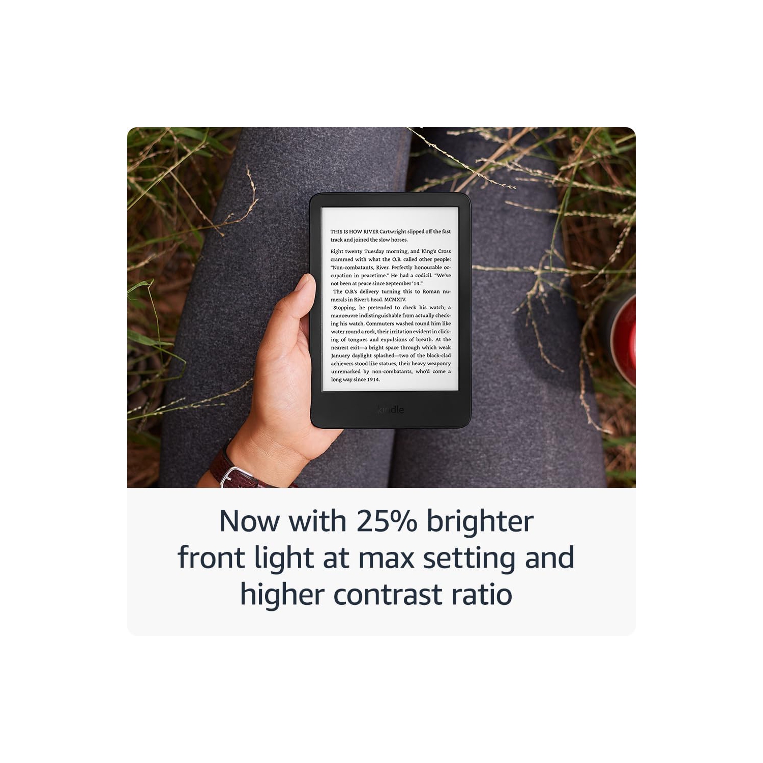 Kindle - 2024 - Le Kindle le plus léger et le plus compact, avec écran antireflet, changements de page plus rapides, éclairage avant réglable et