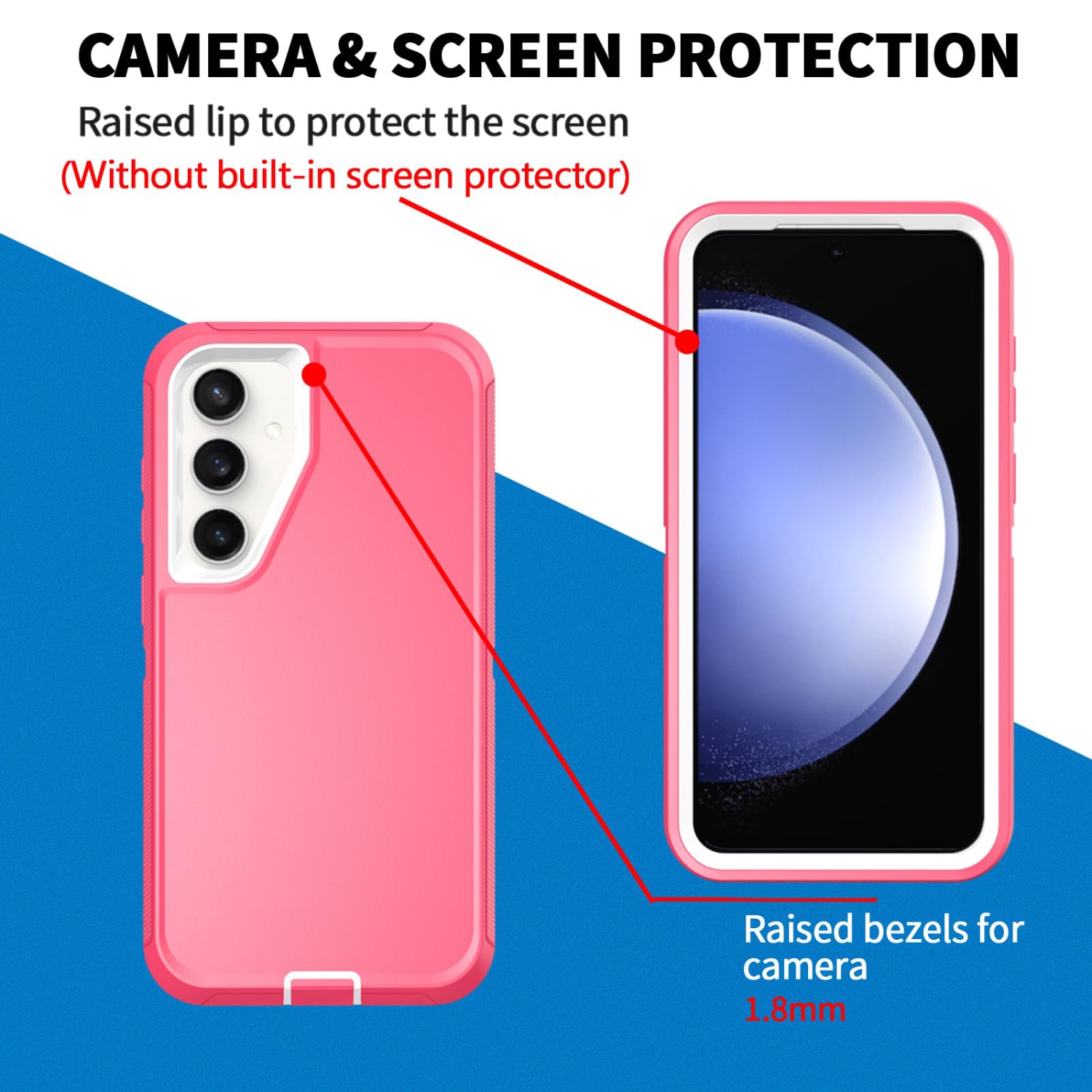 Étui Defender pour Samsung Galaxy S25 5G, robuste antichoc, hermétique à la poussière 3-en-1, protecteur protecteur robuste pour Galaxy S25 5G