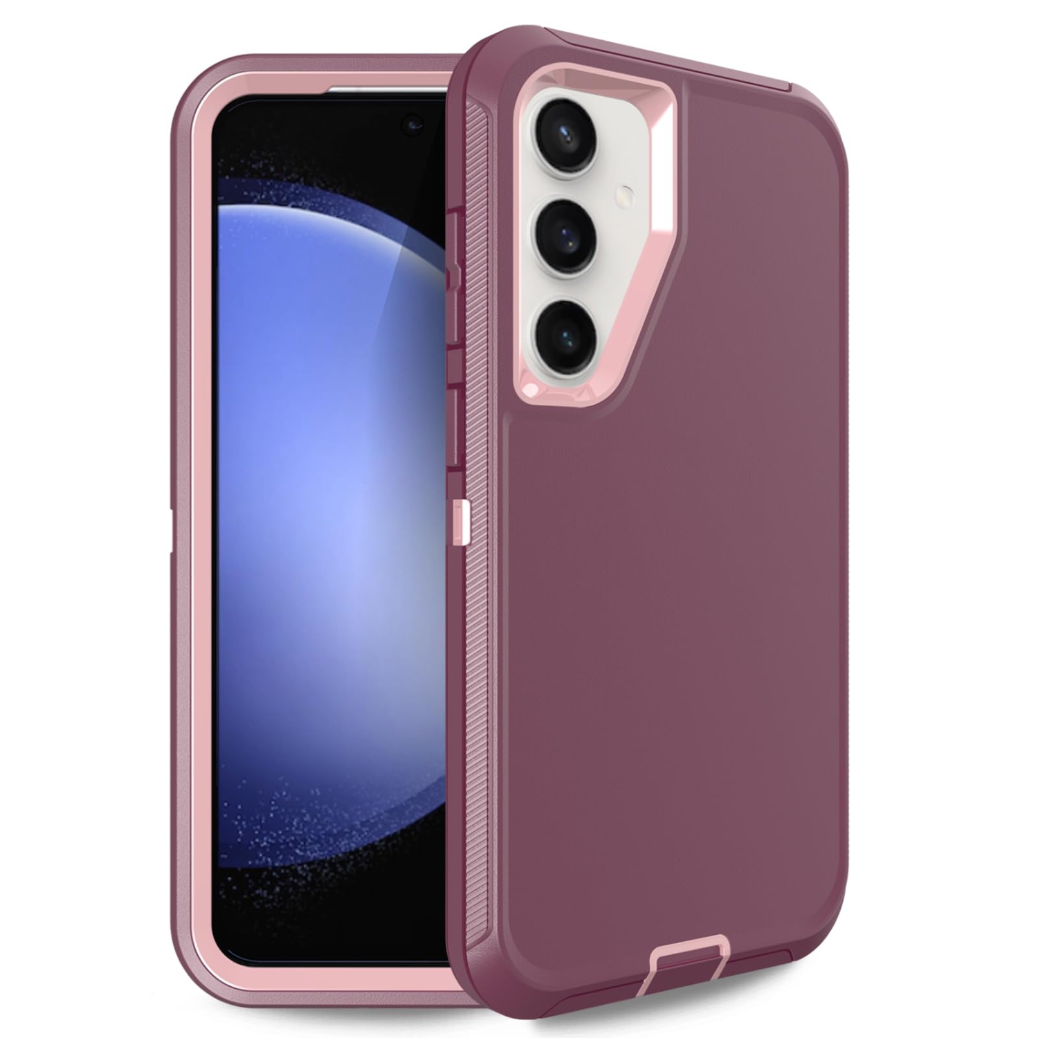 Étui Defender pour Samsung Galaxy S25 5G, robuste antichoc, hermétique à la poussière 3-en-1, protecteur protecteur robuste pour Galaxy S25 5G