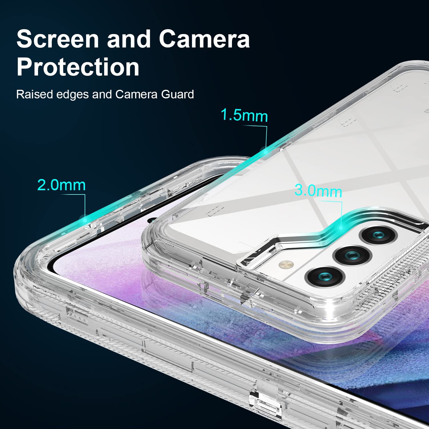 Defender – Étui pour Samsung Galaxy S25 5G, robuste antichoc, hermétique à la poussière 3-en-1, protecteur protecteur robuste pour Galaxy S25 5G