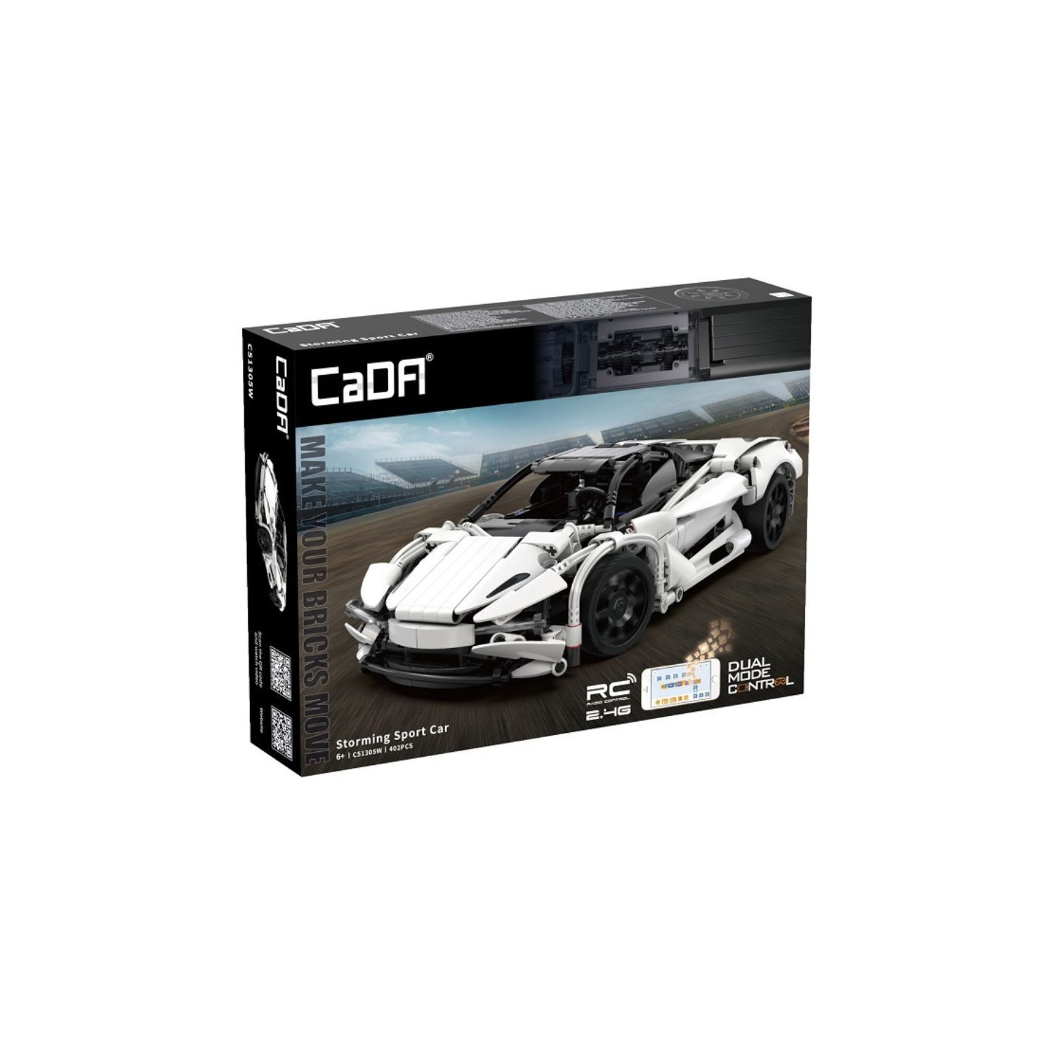 CaDA 1:14 Remote Control Storming Sport Car 402 Pcs