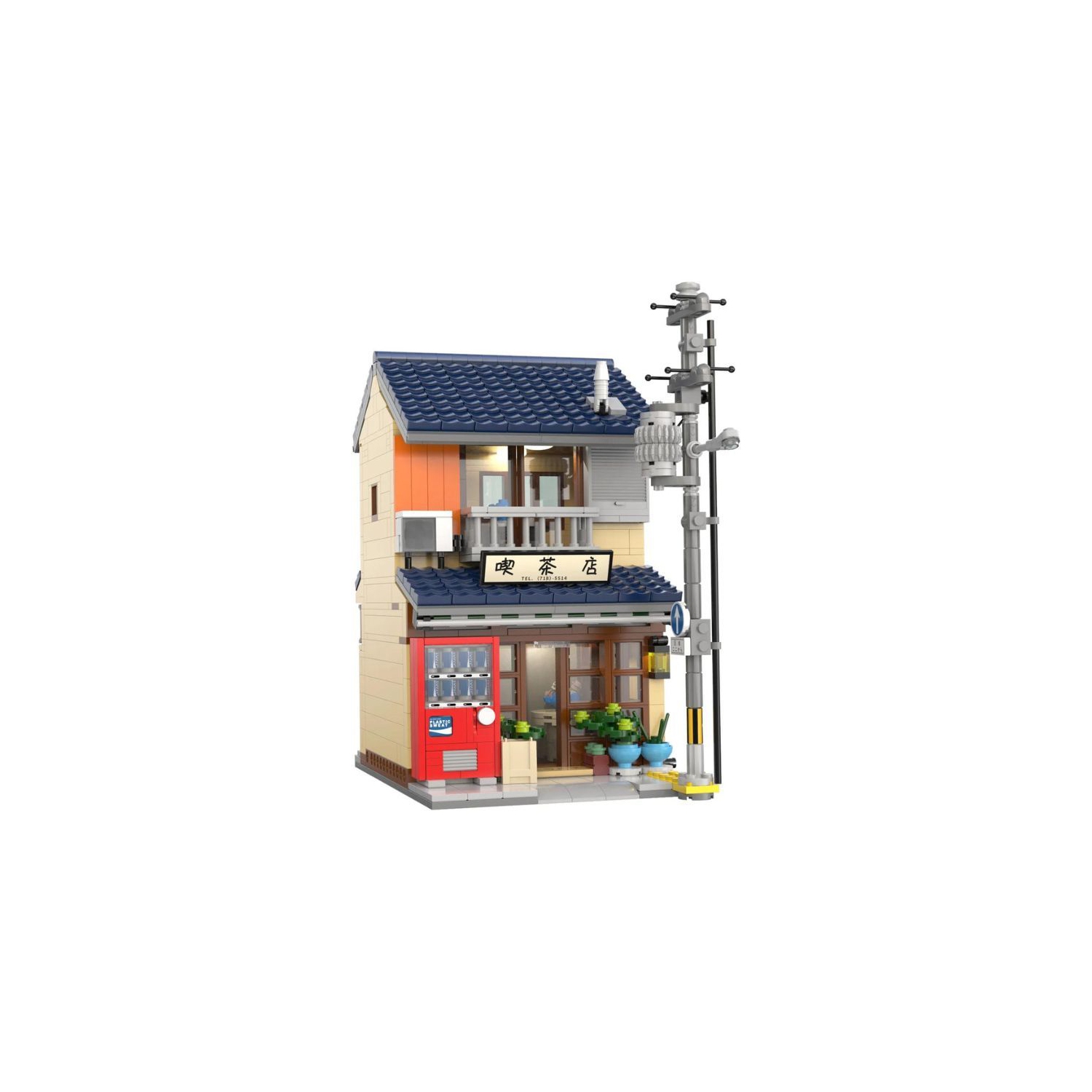 CaDA Japanese Wind Tea House 1200 Pcs