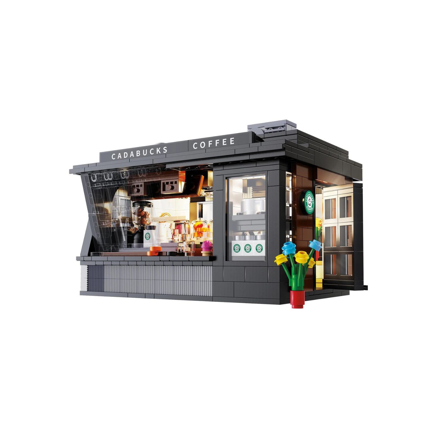 Caba Street Coffee House, 768 pièces, ensemble de construction pour adultes et adolescents