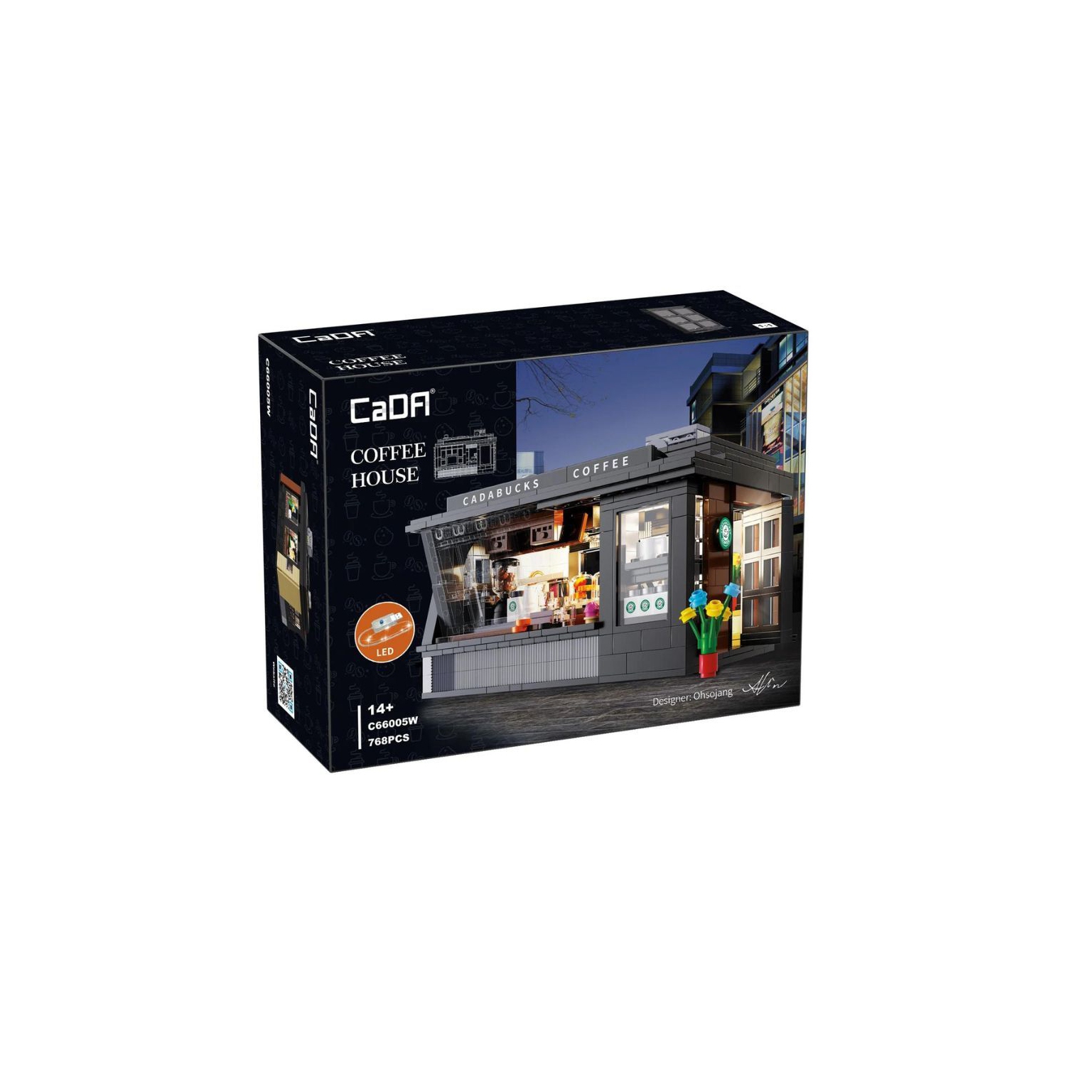 Caba Street Coffee House, 768 pièces, ensemble de construction pour adultes et adolescents