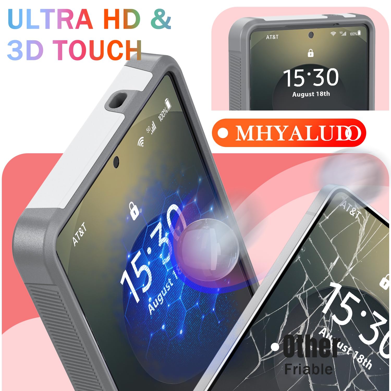 Pour Samsung Galaxy S25 Ultra, avec 1 protecteurs d'écran en verre trempé, robuste boîtier intégral antichoc et résistant aux chutes à 360°, TPUR