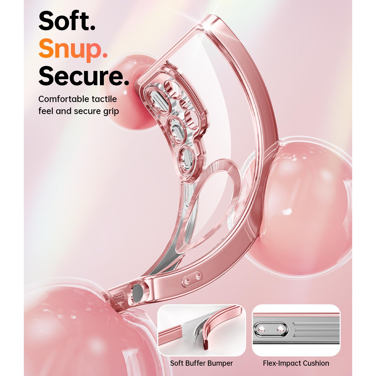 Étui pour Samsung Galaxy S25 Ultra 6.9&nbsp;po, compatible avec 2X Protecteurs d'écran HD Glitter Card & Wrist Strap Full Lens Protection Case pour