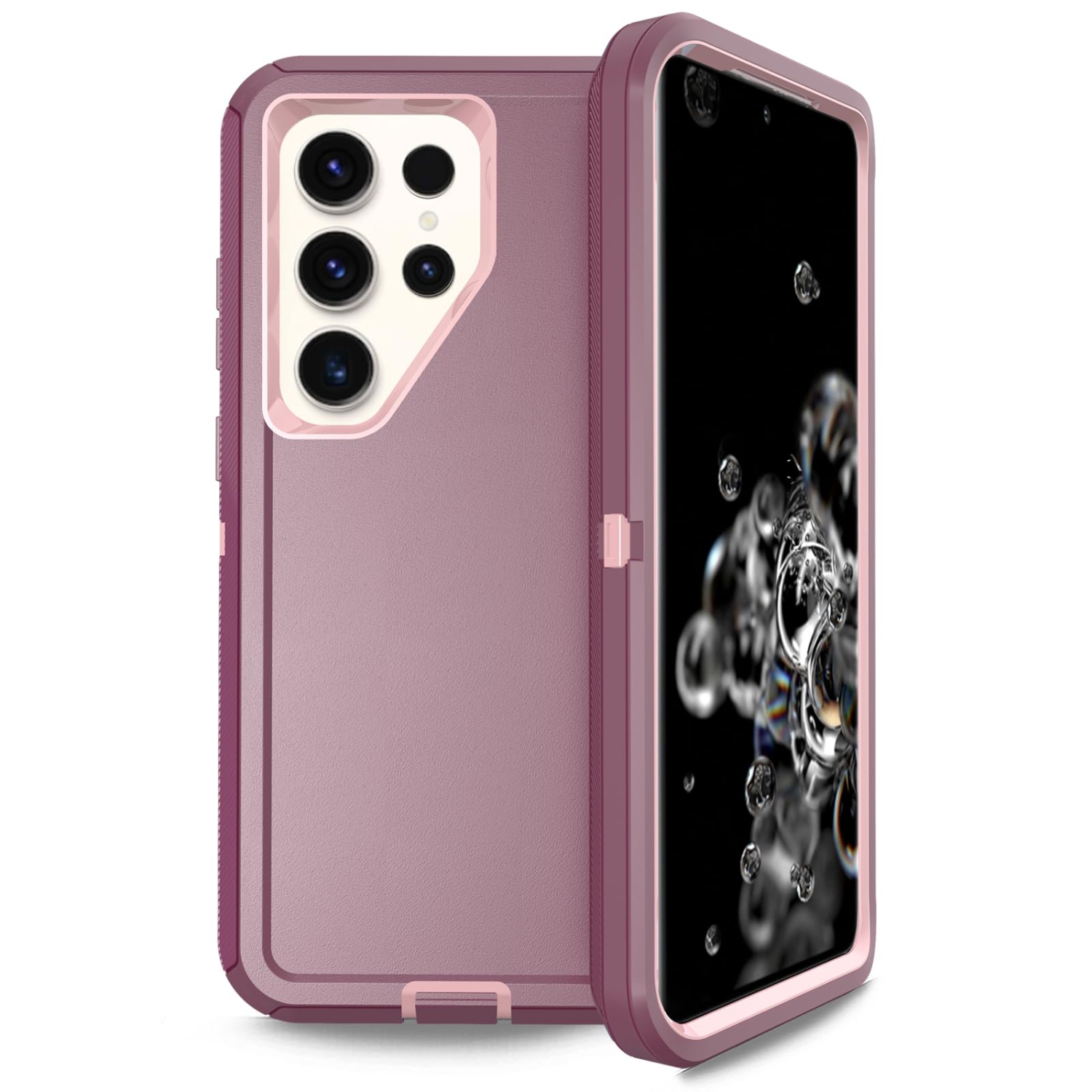 Defender – Étui pour Samsung Galaxy S25 Ultra 5G, robuste, antichoc, poussière, protection 3-en-1, protecteur protecteur robuste, protection pour