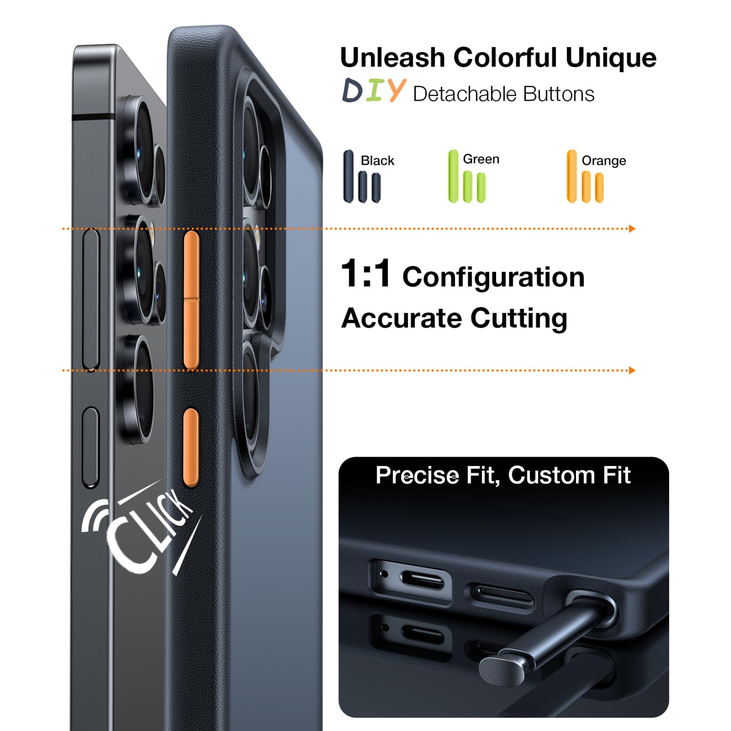 Étui antichoc pour Samsung Galaxy S25 Ultra, protection de qualité militaire de 12 pi, étui mince translucide mat pour Samsung S25 Ultra, noir,