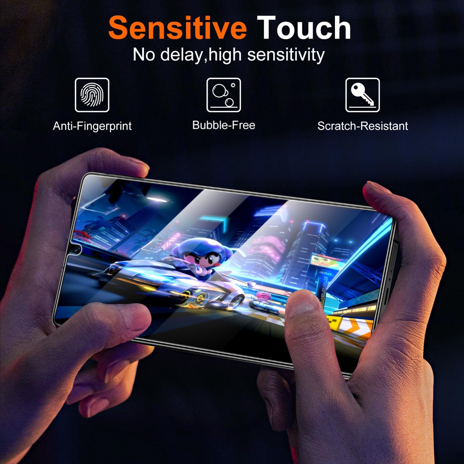 3 Pack Screen Protector Compatible for Samsung Galaxy S25 Ultra Tempered Glass HD Clear Screen Protector with Easy Installation Frame, 9H Hardness