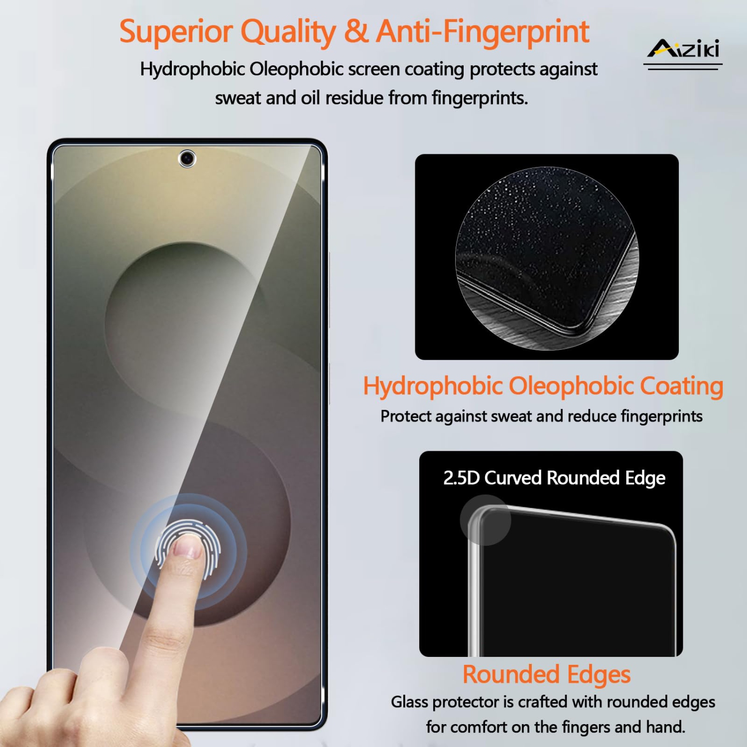 3+3 Pack pour Samsung Galaxy S25 Ultra Protecteur d'écran avec protecteur d'objectif de caméra, verre trempé HD transparent, antirayure, étui