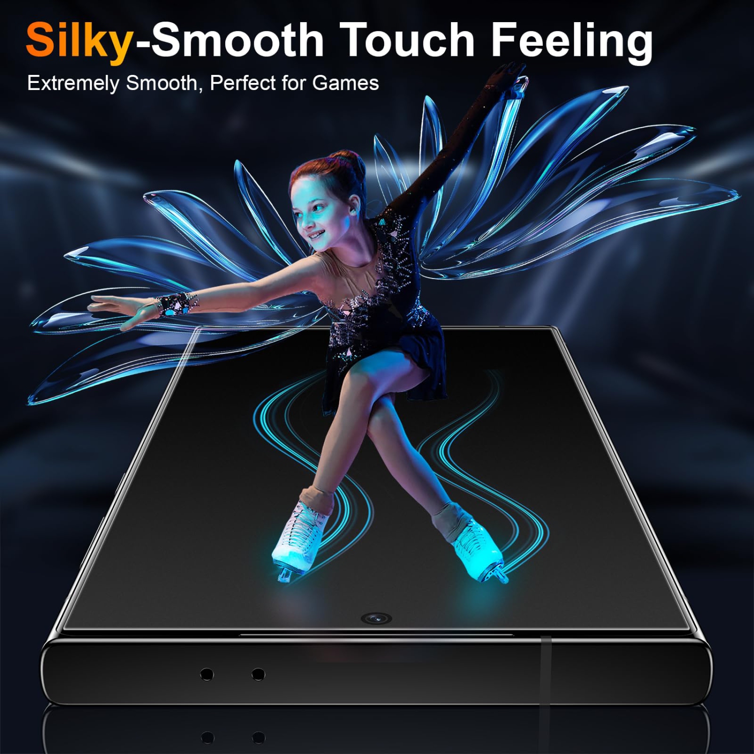 Paquet de 2 protecteurs d'écran en verre mat pour Samsung Galaxy S25 Ultra, film en verre trempé 9H avec protecteur d'écran de caméra 2 PCS,