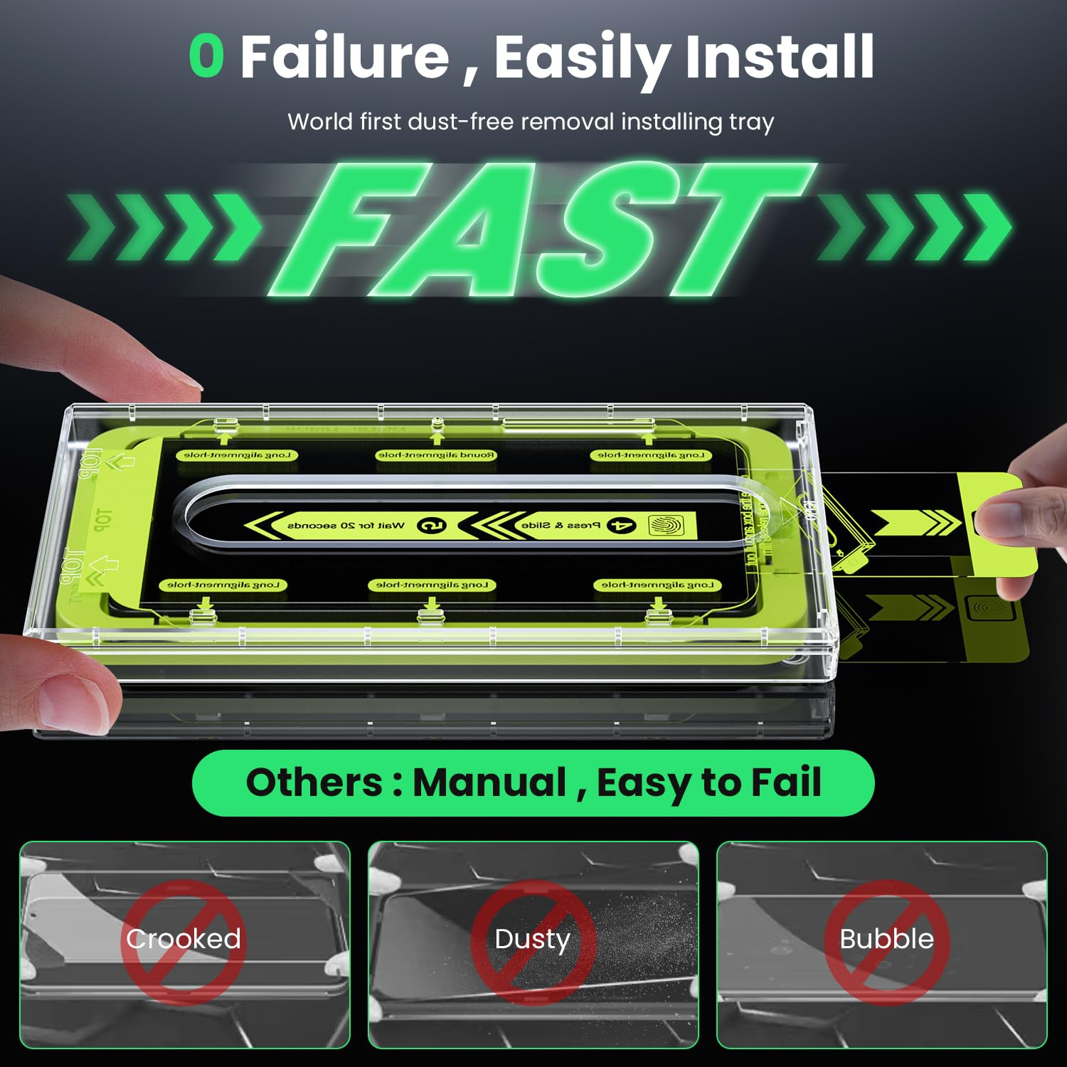 for Samsung Galaxy S25 Ultra Privacy Screen Protector - 25°Anti Spy Auto Dust Removal 9H Hardness Tempered Glass Easy Installation,Bubble Free,Anti