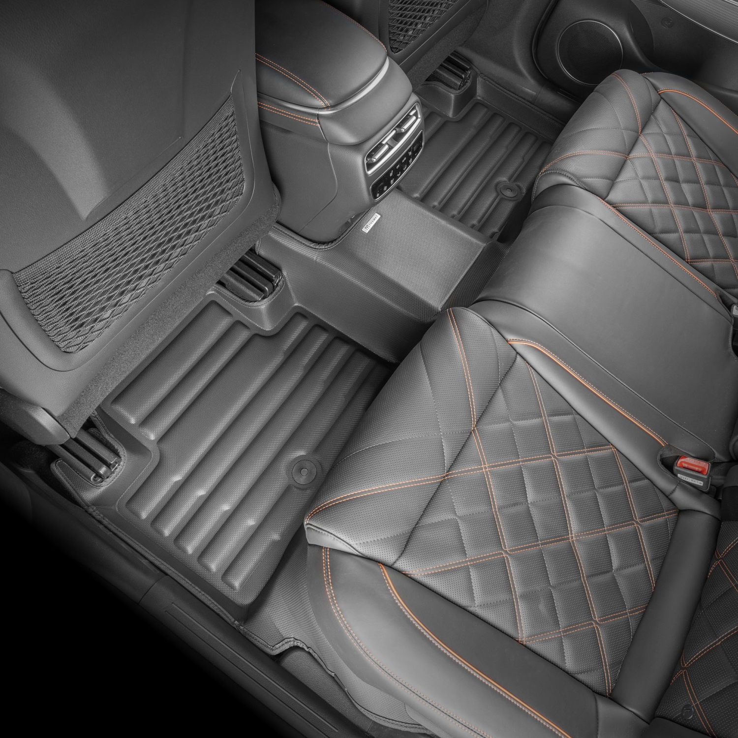 Tapis TuxMat - Pour les modèles GV70 2026 de Genesis - Tapis d'auto sur mesure - Couverture maximale, toutes saisons, mesurée au laser - Cet ensemble