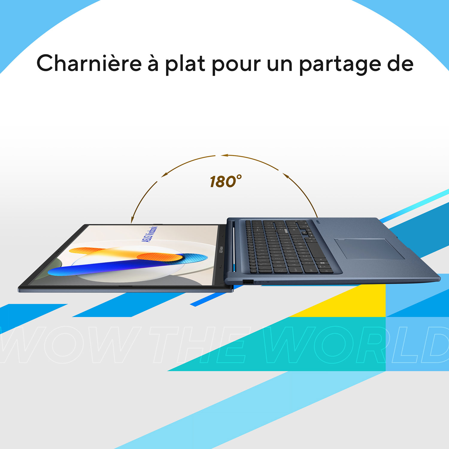 Portable de 17,3 po Vivobook d'ASUS - Bleu calme