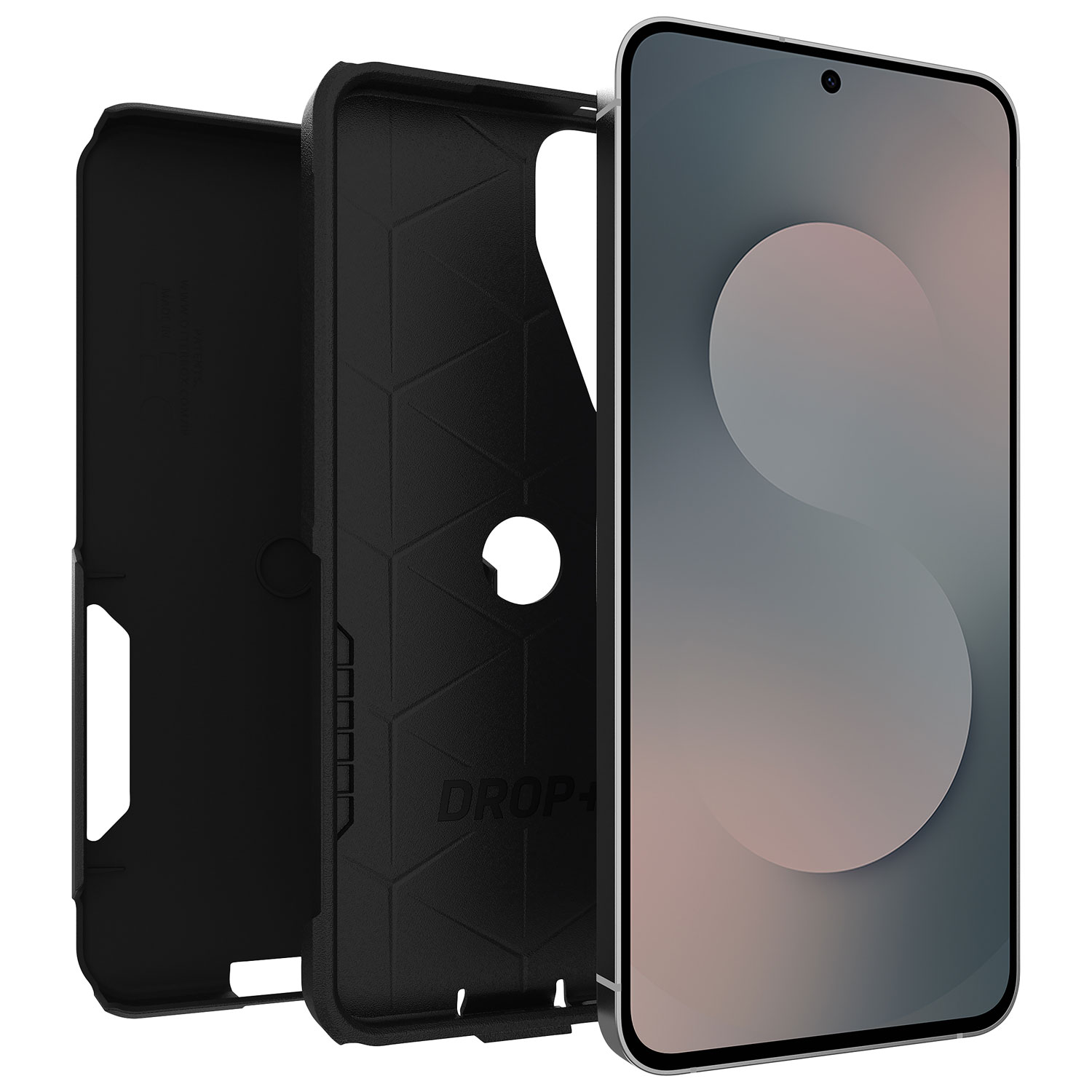 Étui rigide ajusté Commuter d'OtterBox pour Galaxy S25 FE - Noir