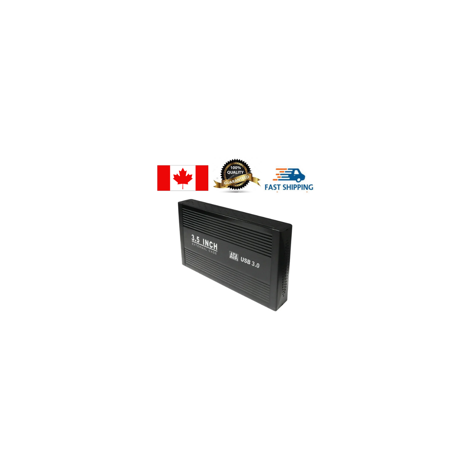 3.5 inch SATA to USB3.0 External Hard Driver Enclosure_Black