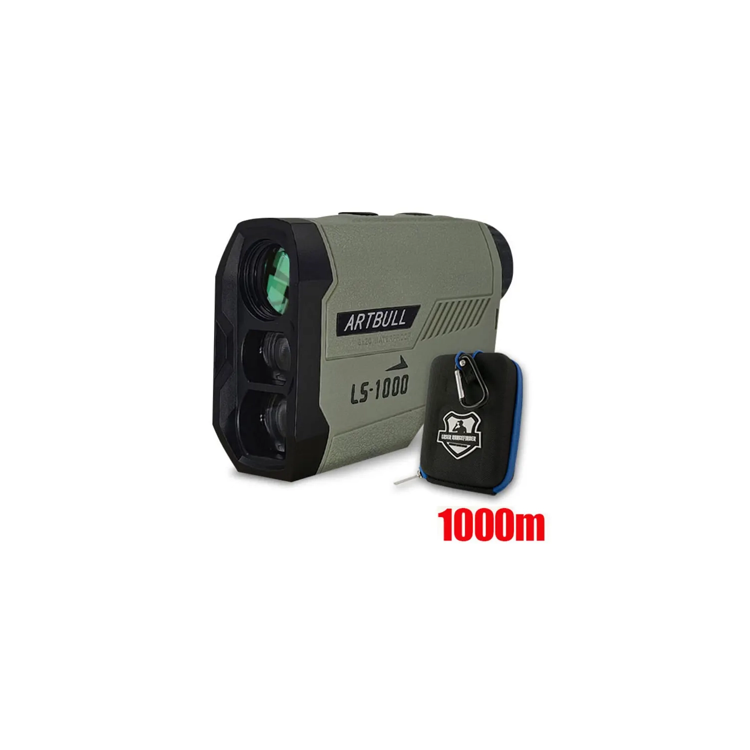 Télémètre de golf, 1000&nbsp;M 5 modes ±Précision de 1 vg Grossissement 6x Distance laser pour télémètre monoculaire de chasse