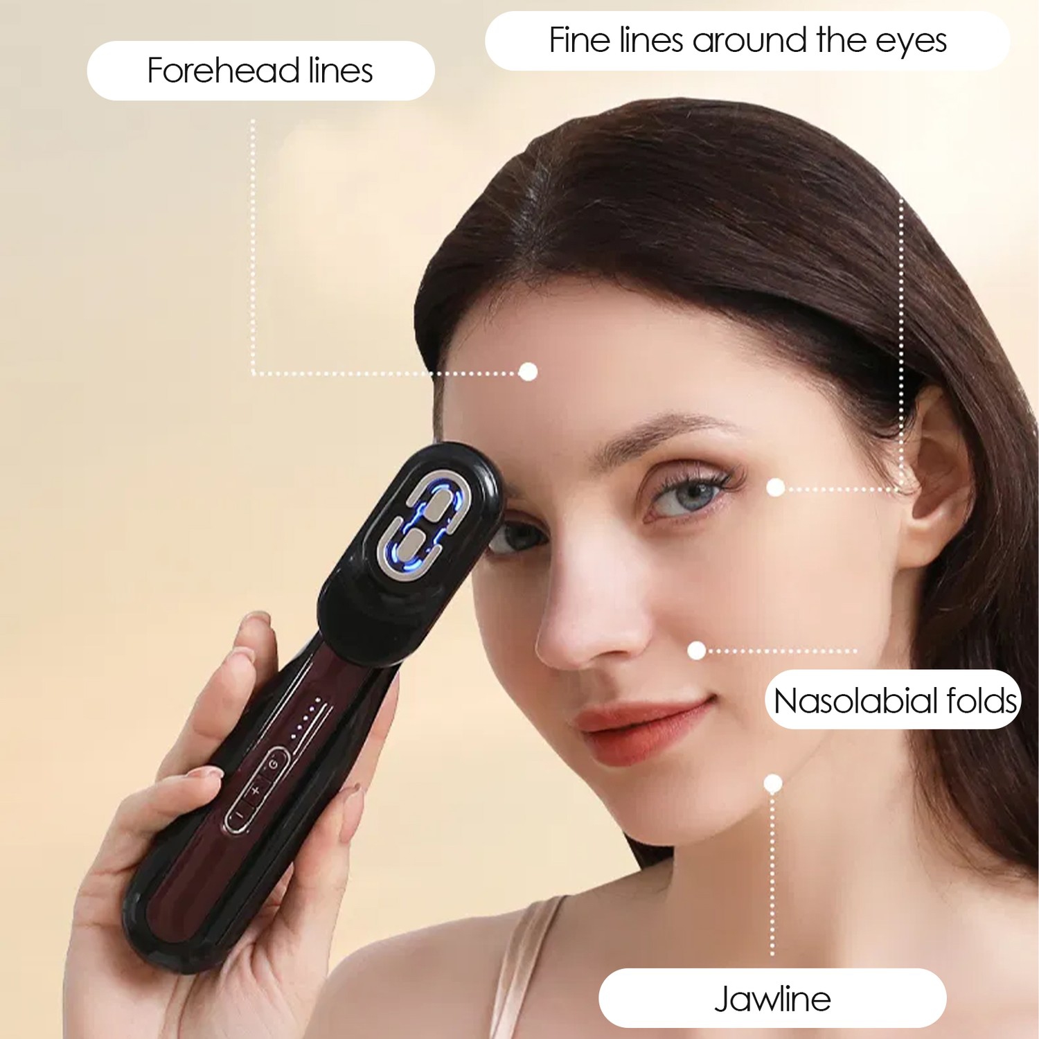 3 in 1 Blue and Red Light Micro Hair Growth Comb Electric Massage Device Health Scalp Massager Brush for Scalp Face Body