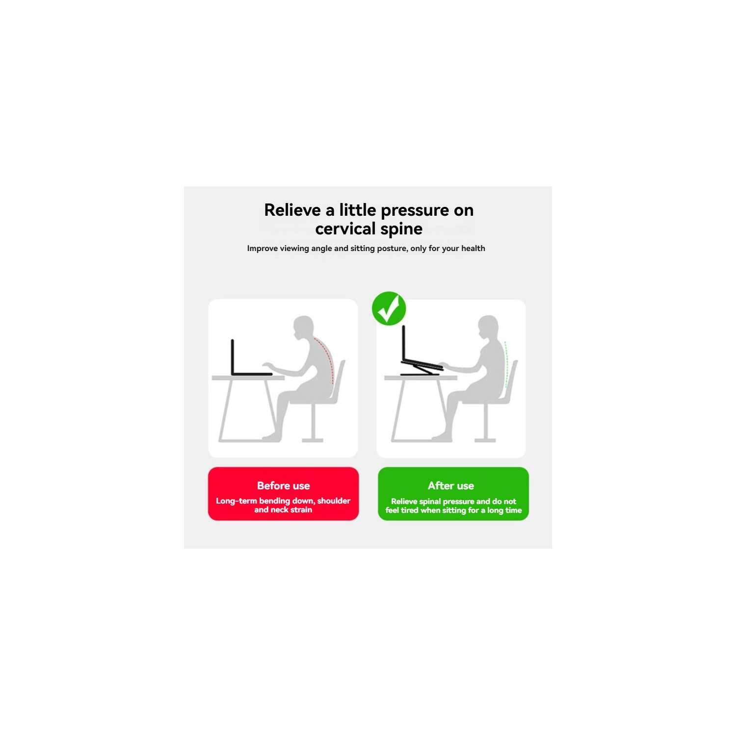 Laptop stand, foldable, 360° rotation, laptop stand, iPad stand, angle/height stepless adjustment, ergonomic, stable, heat dissipation - blue