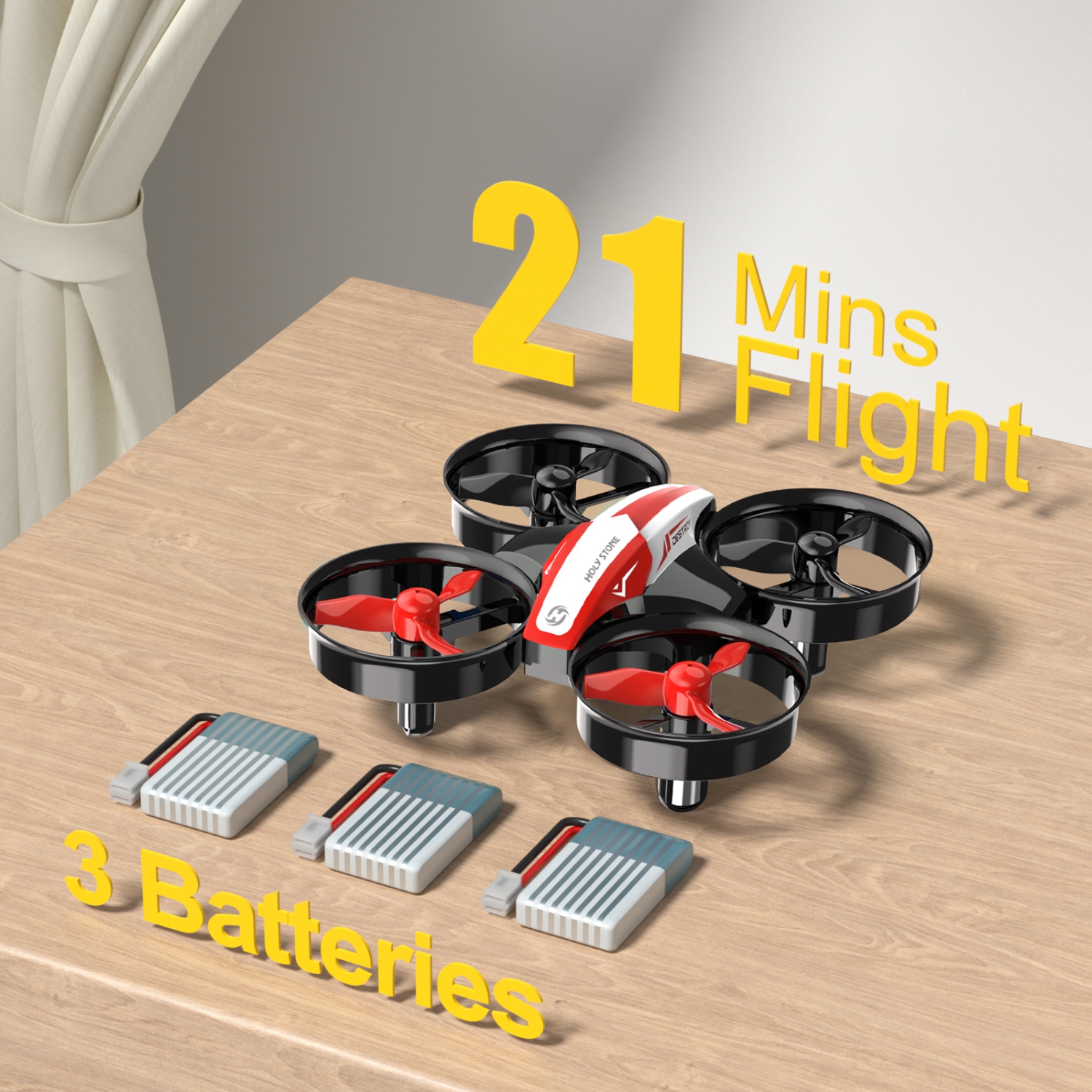 Holy Stone HS210 Mini Drone Under 249g for Kids and Beginners RC Nano Quadcopter Indoor Small Helicopter Plane with Auto Hovering, 3D Flip, Great
