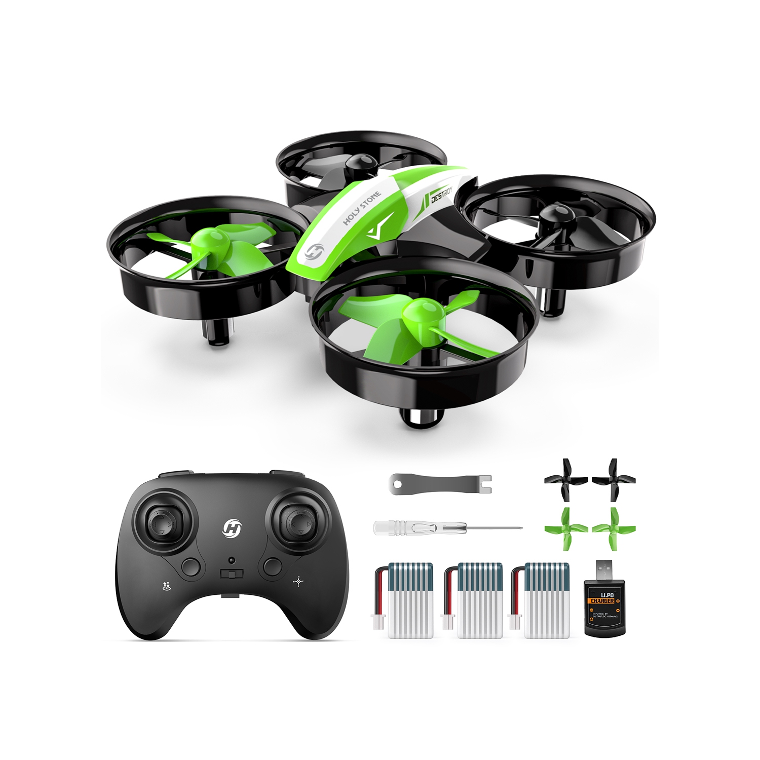 Holy Stone HS210 Mini Drone Under 249g for Kids and Beginners RC Nano Quadcopter Indoor Small Helicopter Plane with Auto Hovering, 3D Flip, Great