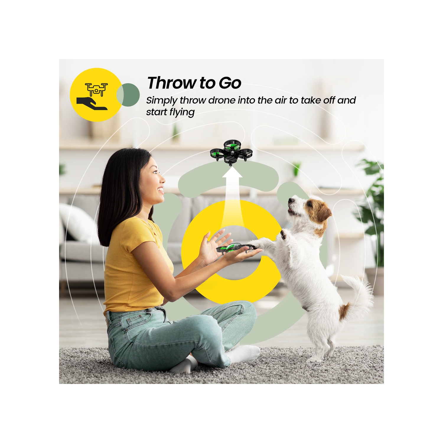 Holy Stone HS210 Mini Drone Under 249g for Kids and Beginners RC Nano Quadcopter Indoor Small Helicopter Plane with Auto Hovering, 3D Flip, Great